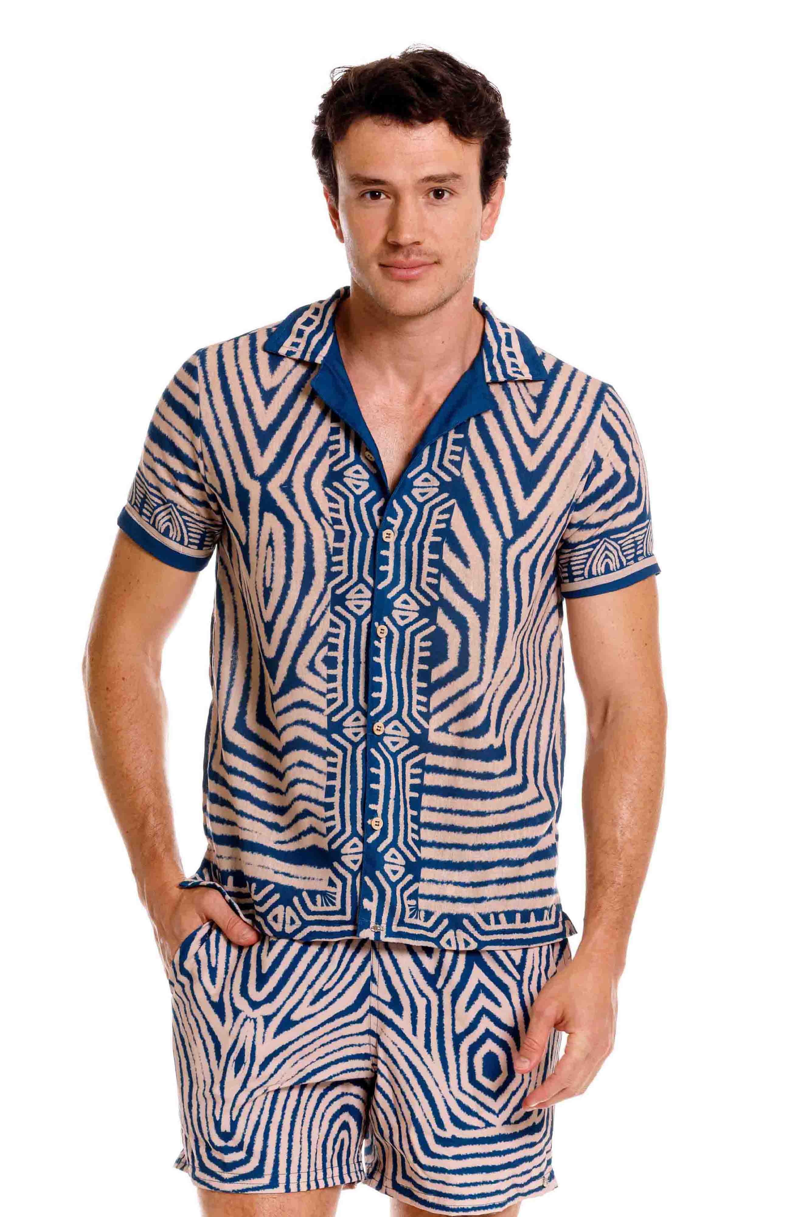 Camisa Hombre Nairobi Azul