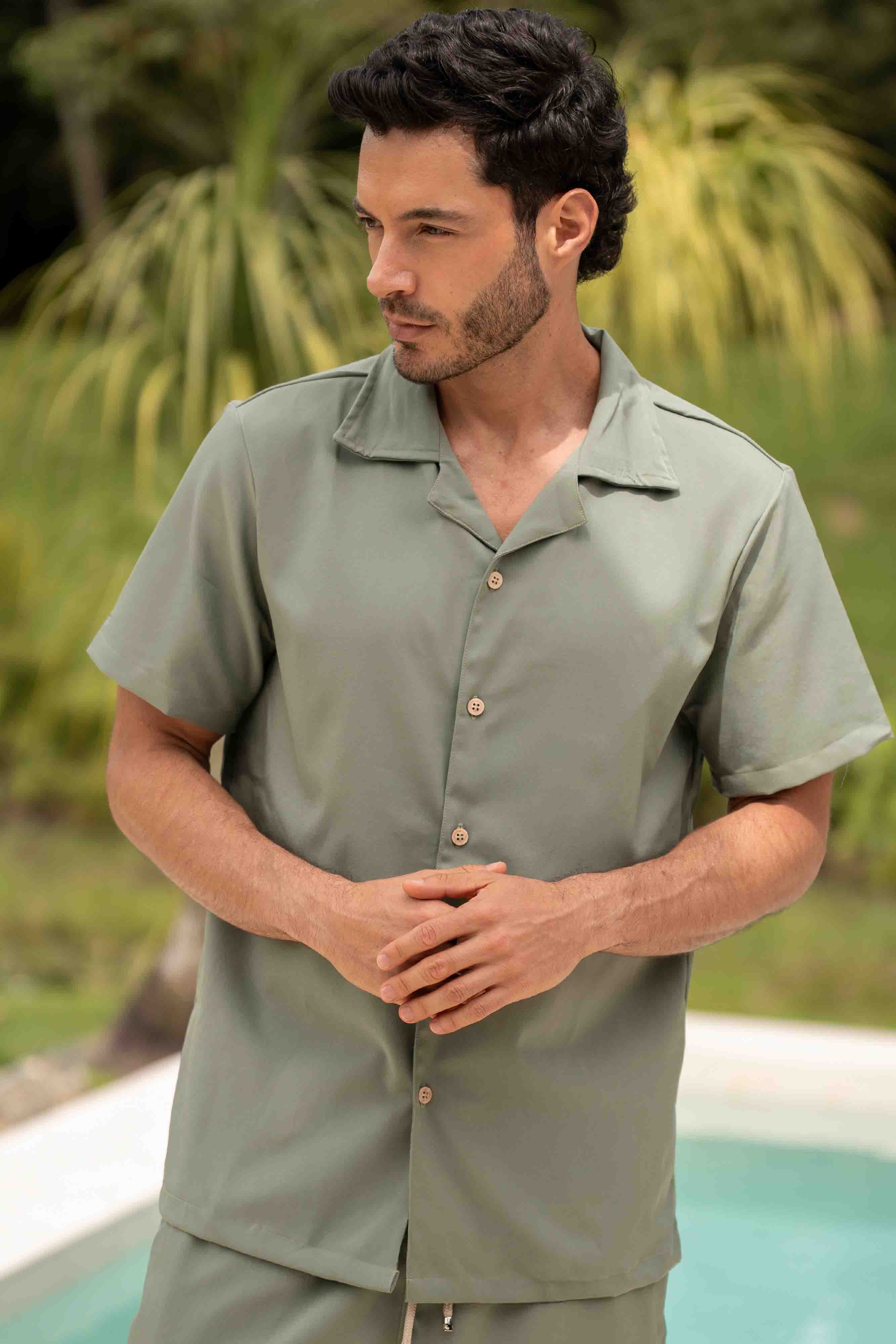 Camisa Playera Lotus Verde