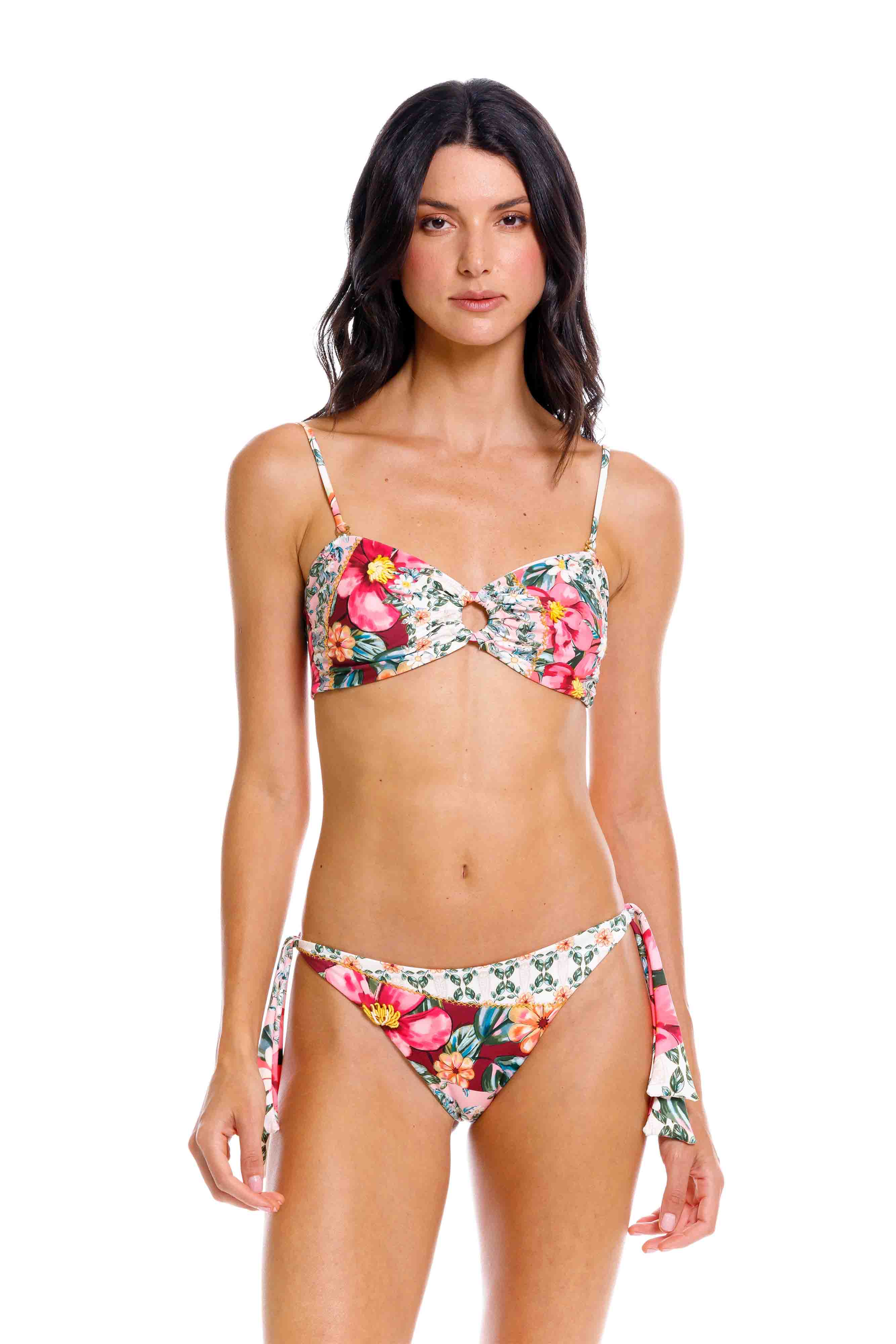 Top Strapless Argolla Bikini Kenia Ondas