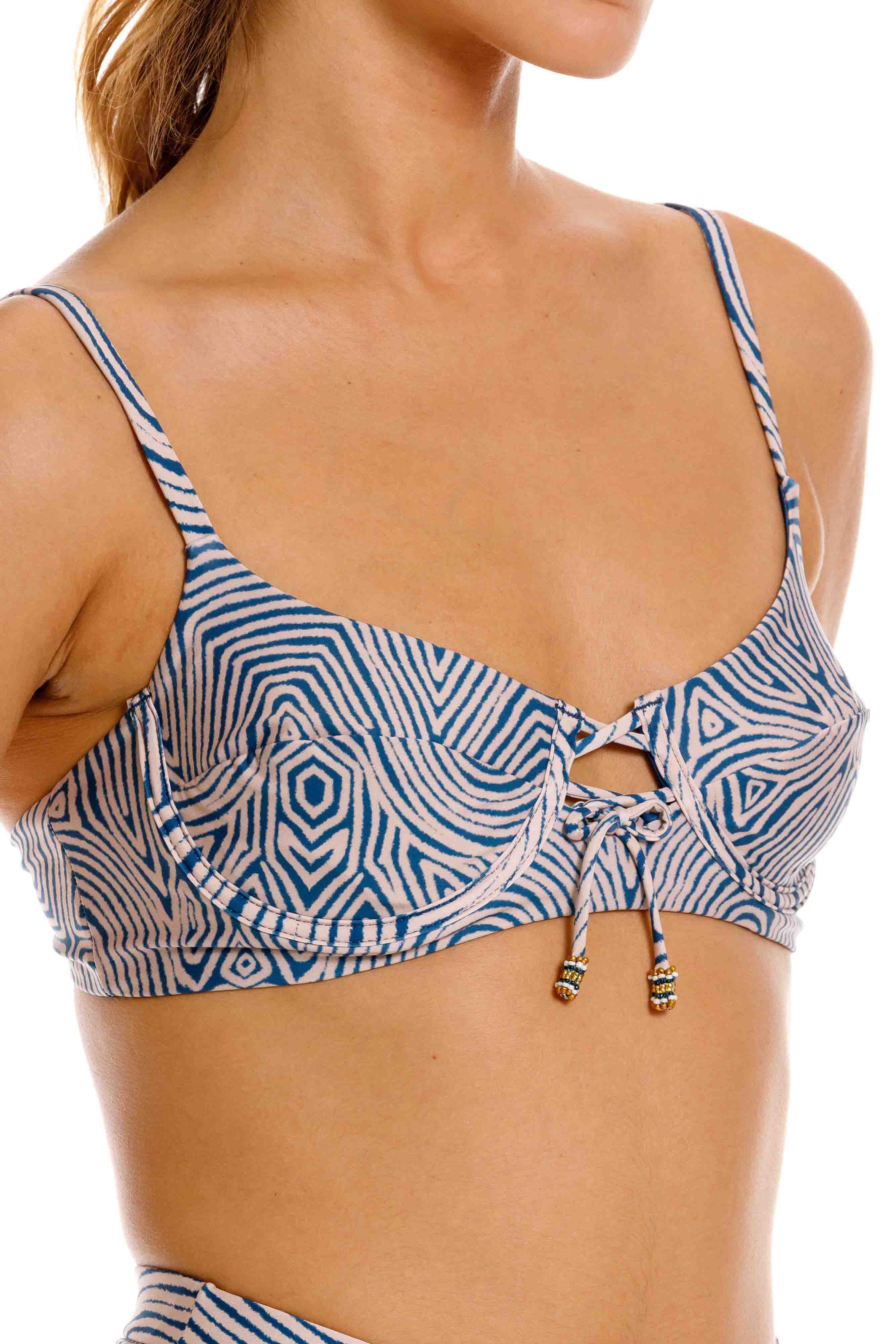 Top Perfect de Bikini Nairobi Azul