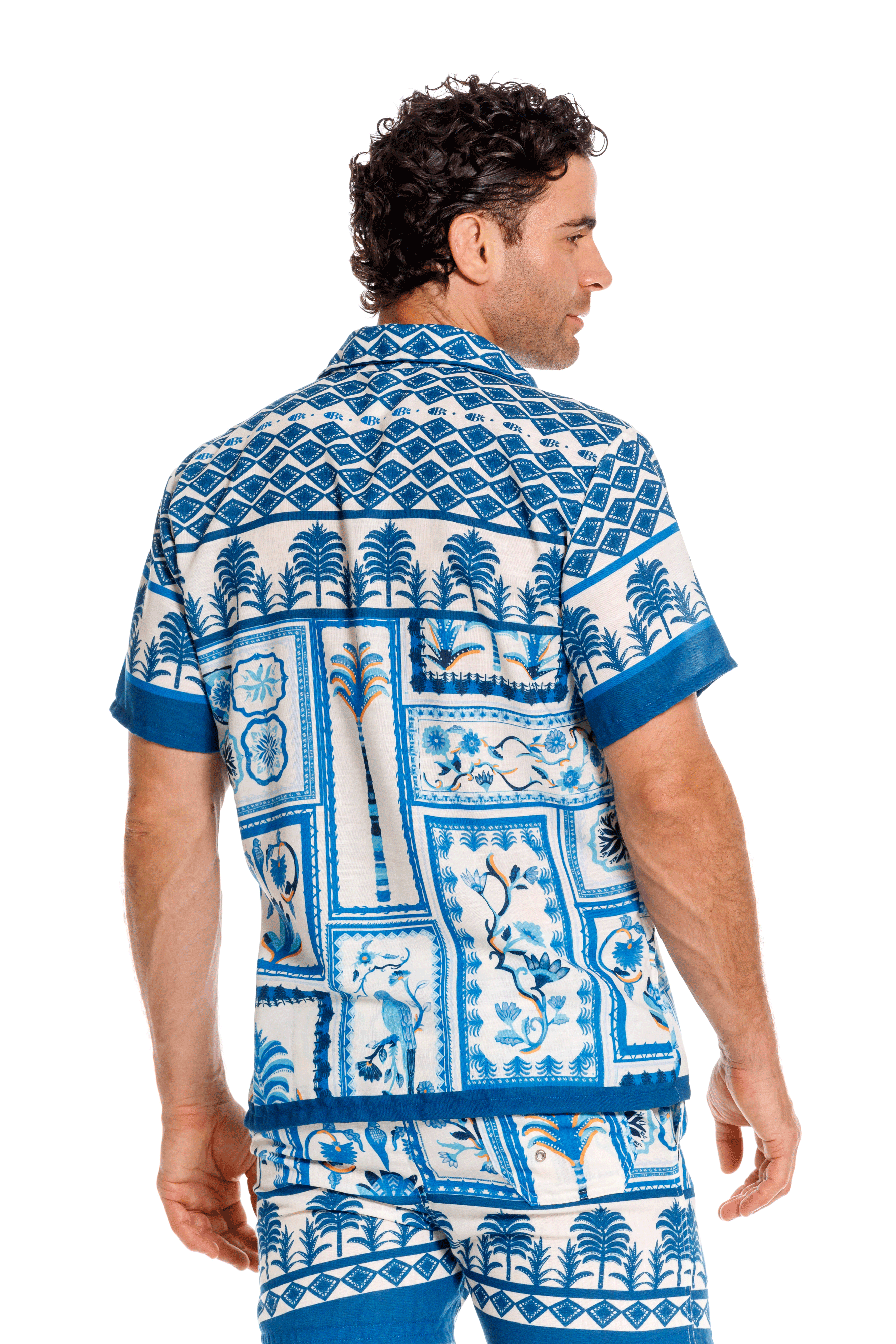 Camisa Hombre Rosseta Azul