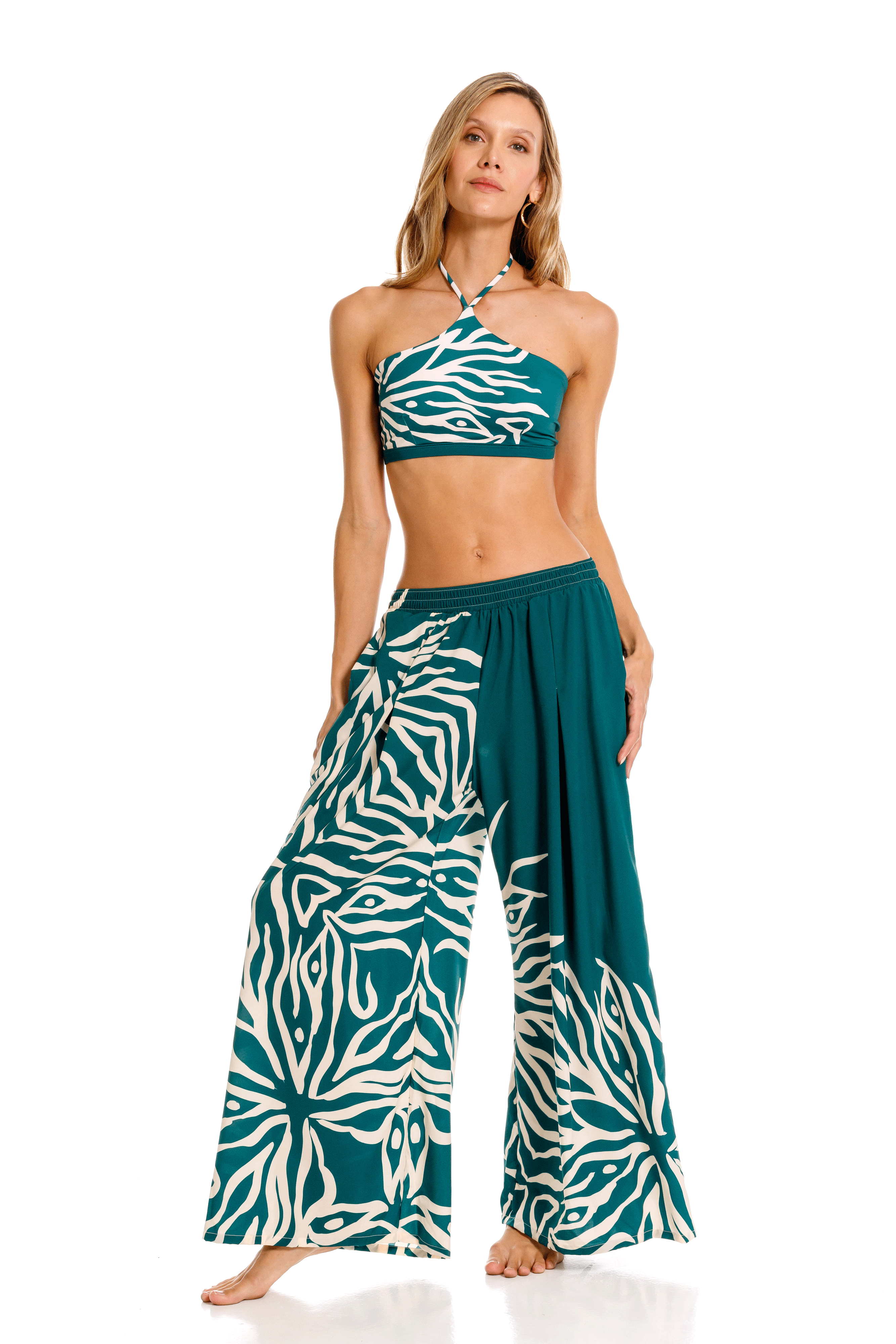 Pantalon Coral Verde