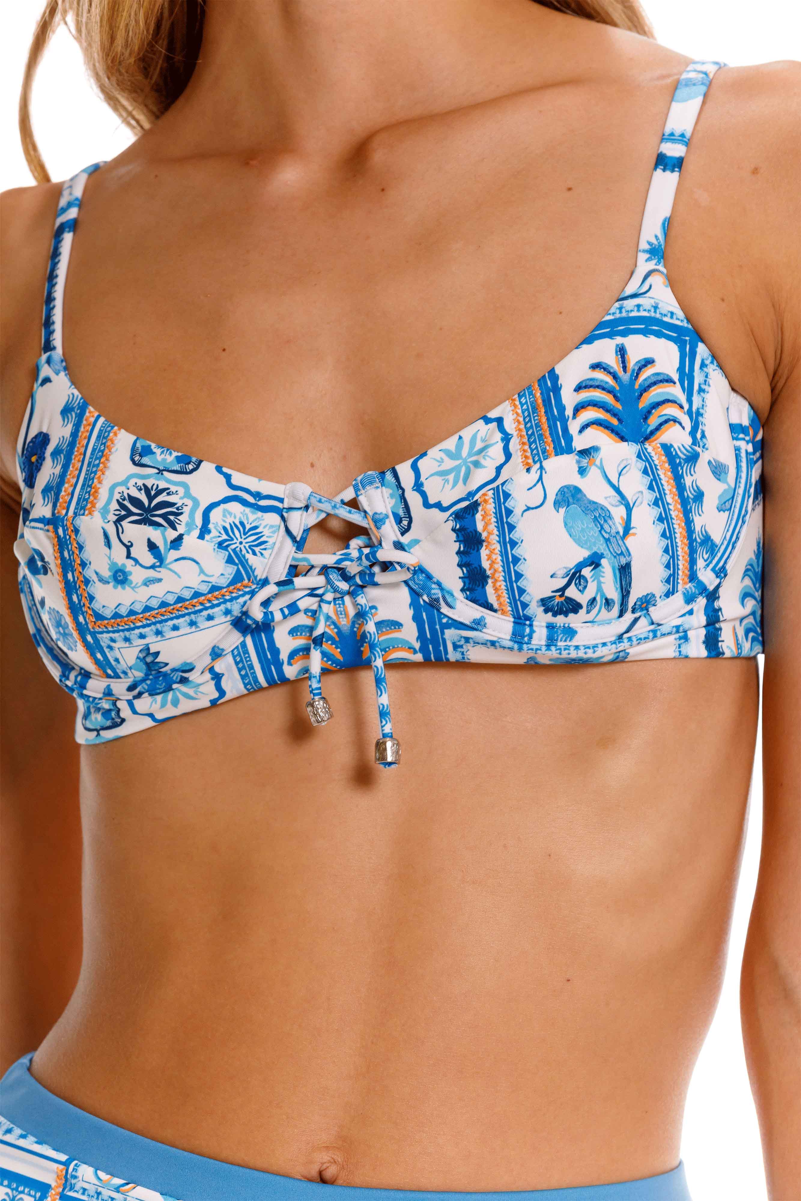 Top Perfect De Bikini Rosseta Azul