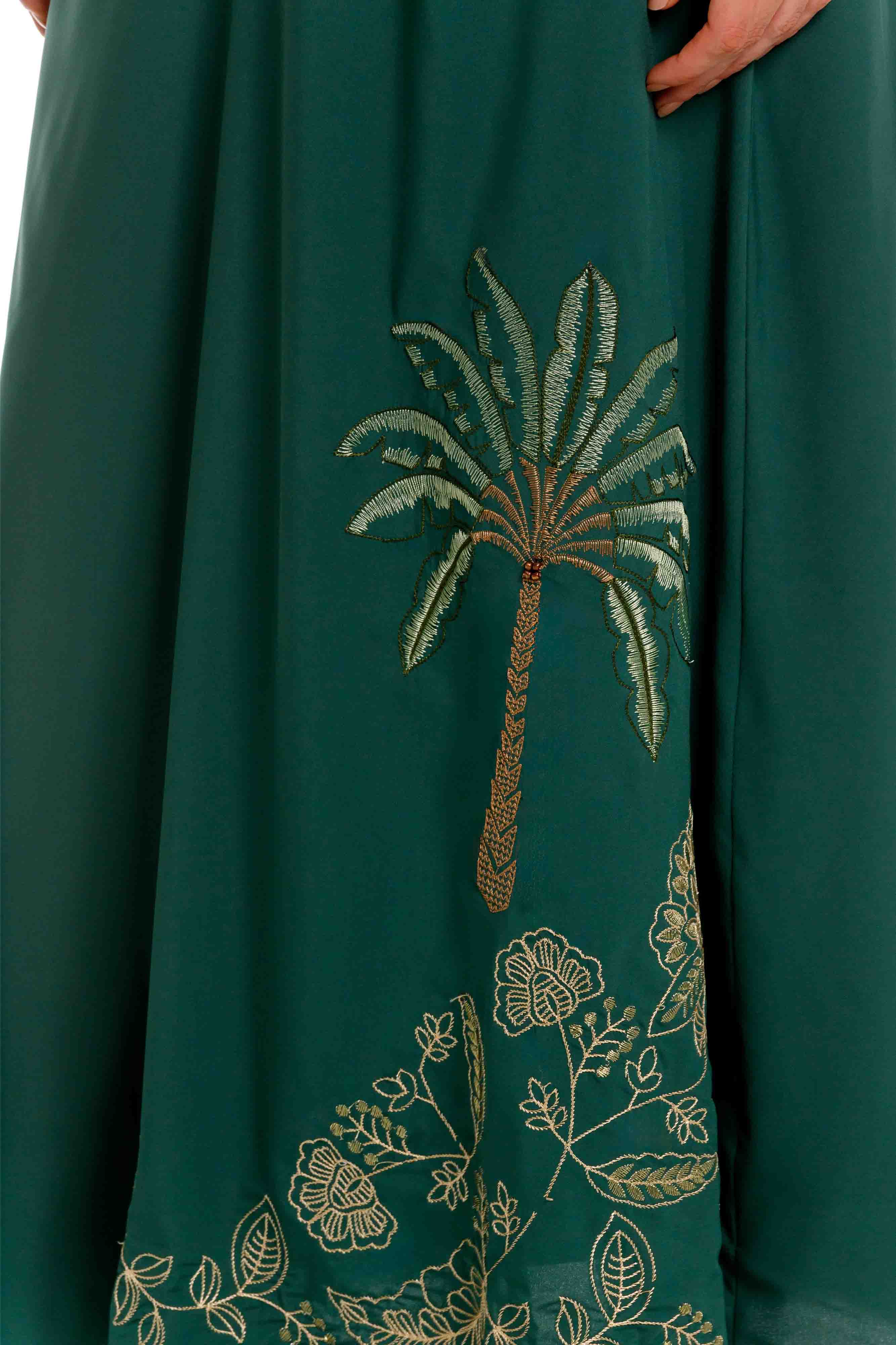 Vestido Brisa Palms Verde
