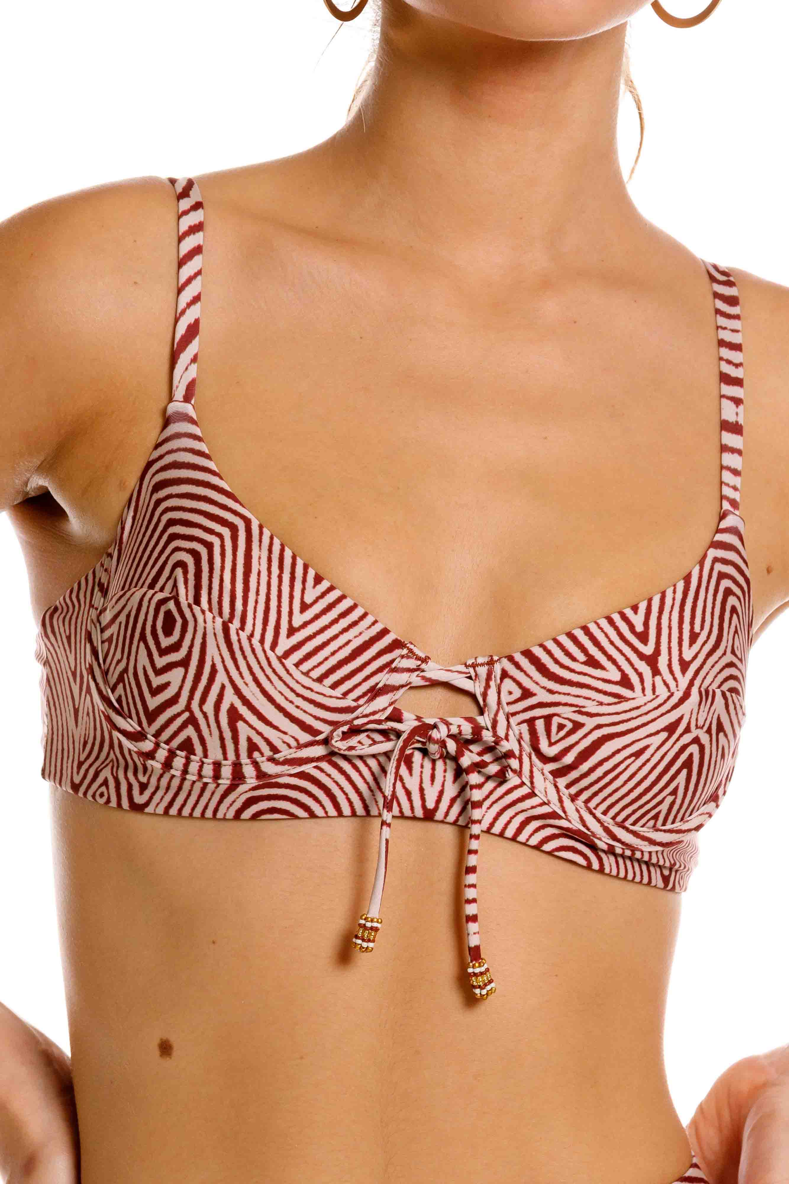 Top Perfect de Bikini Nairobi Marrón