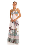 Vestido Largo Altamar Maxipalms Beige