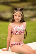 Top Clasico de Bikini Niña Savira Rosa