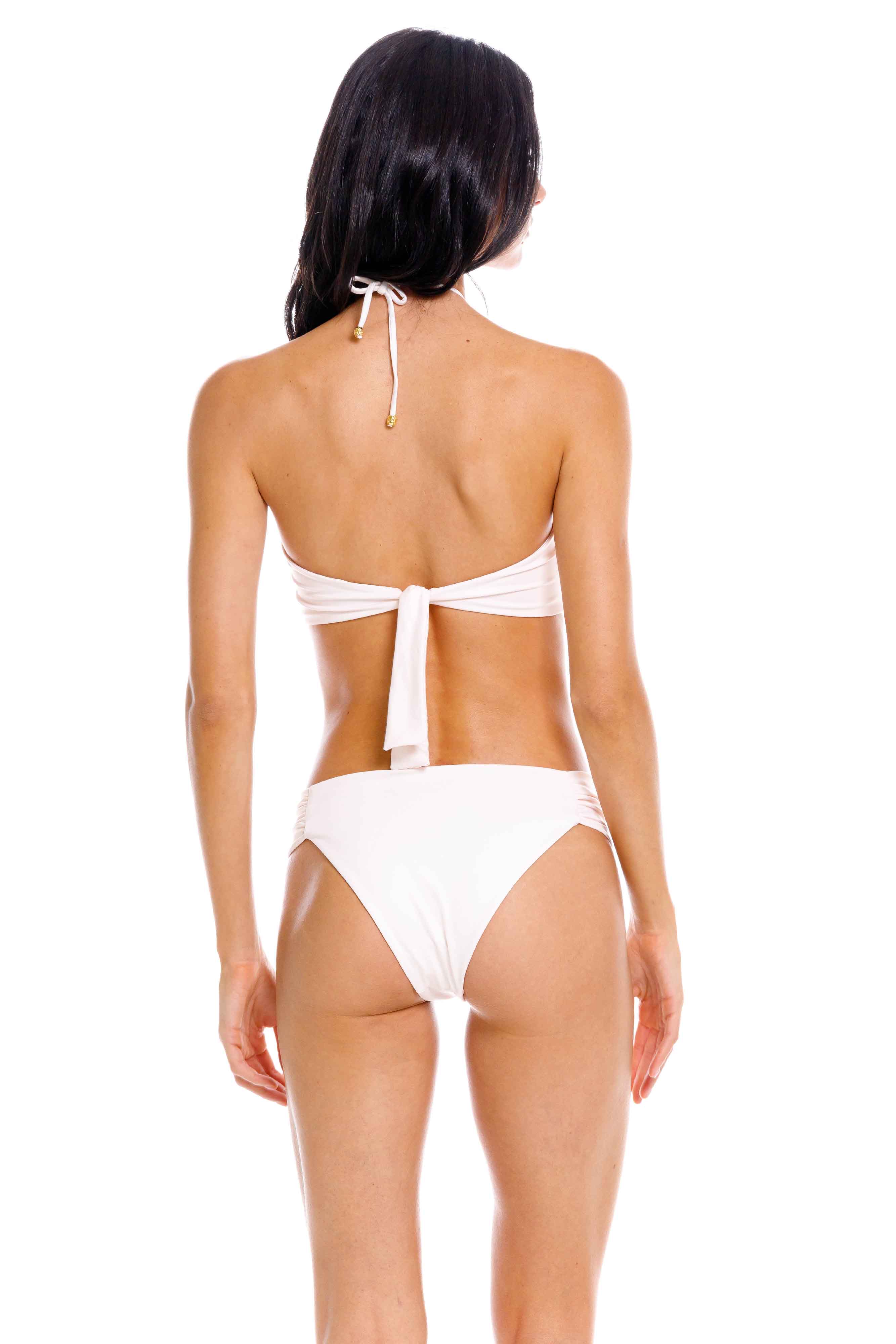 Panty Olas de Bikini Marfil