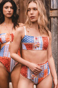 Top Cuadrado de Bikini Woodstock
