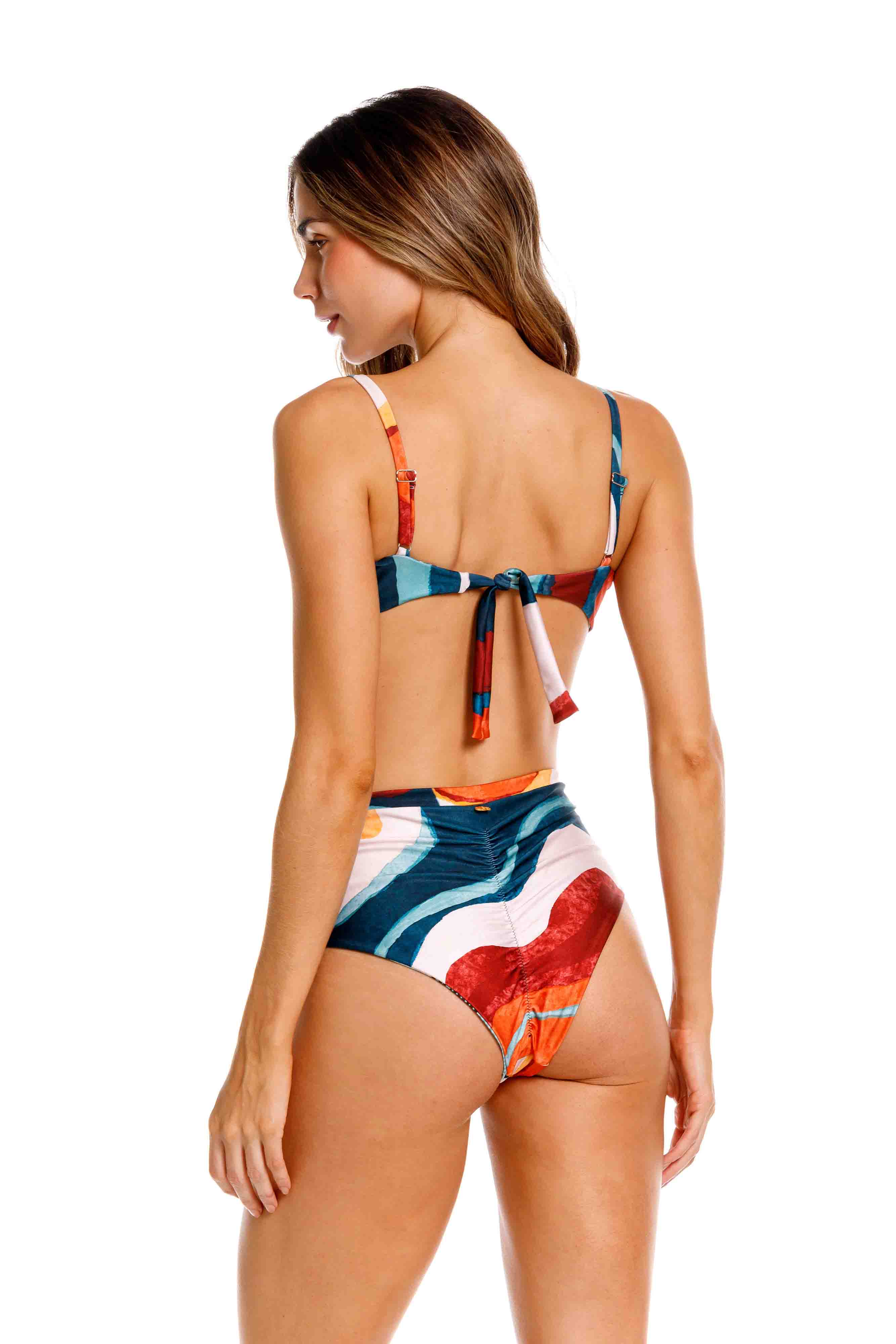 Panty Setentero de Bikini Nebula Verde