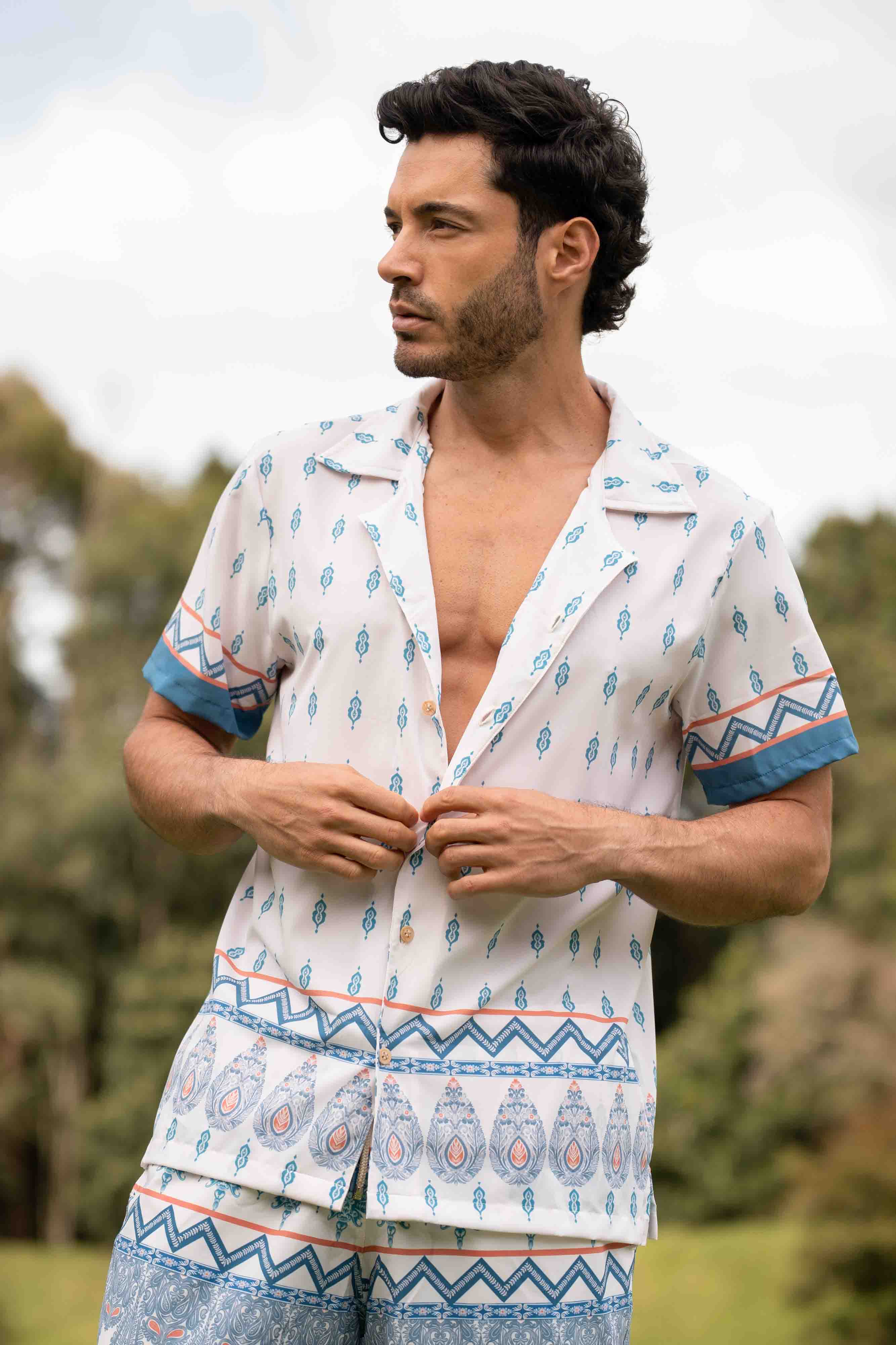 Camisa Playera Savira Azul