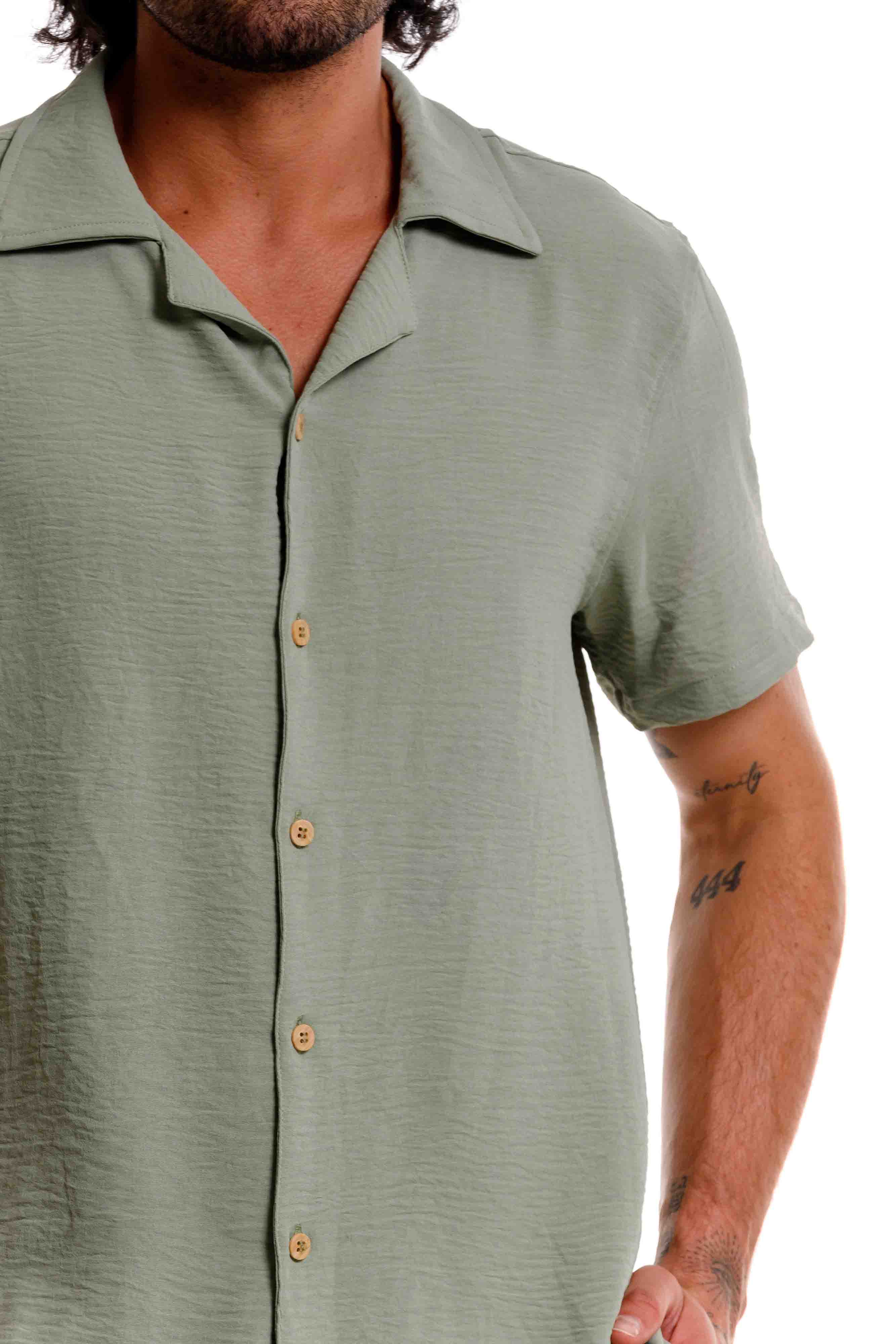 Camisa Playera Oliva