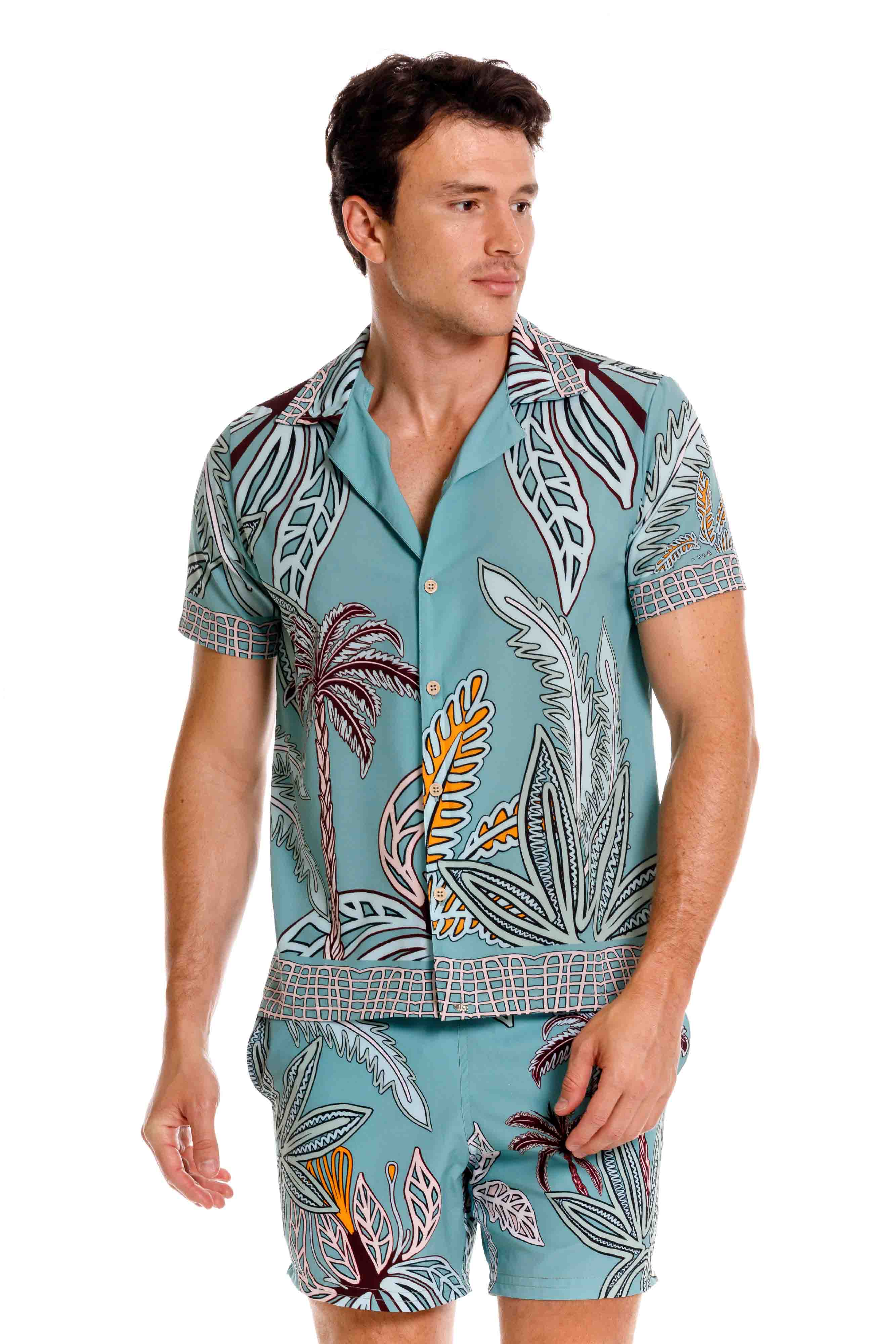 Camisa Playera Maxipalms Verde