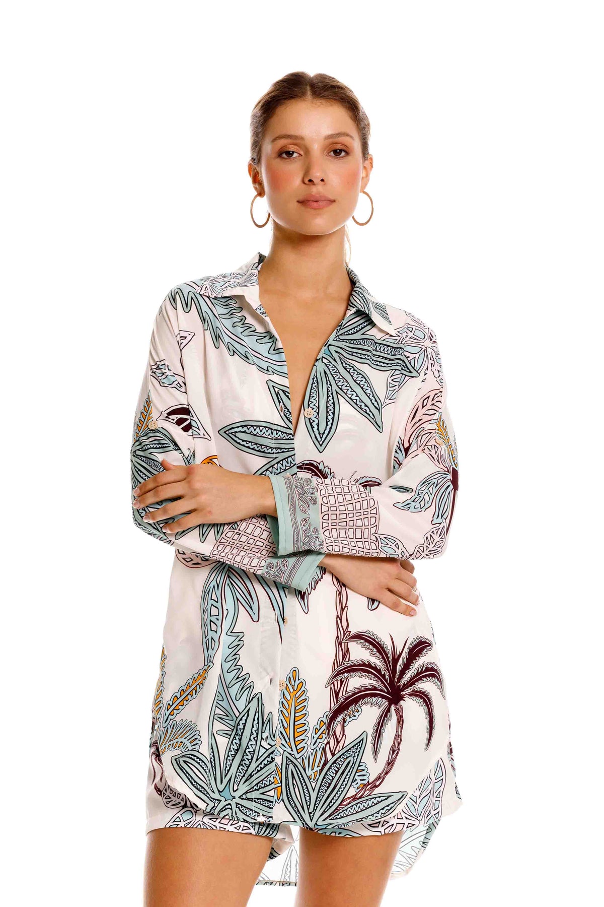 Camisón Maxipalms Beige