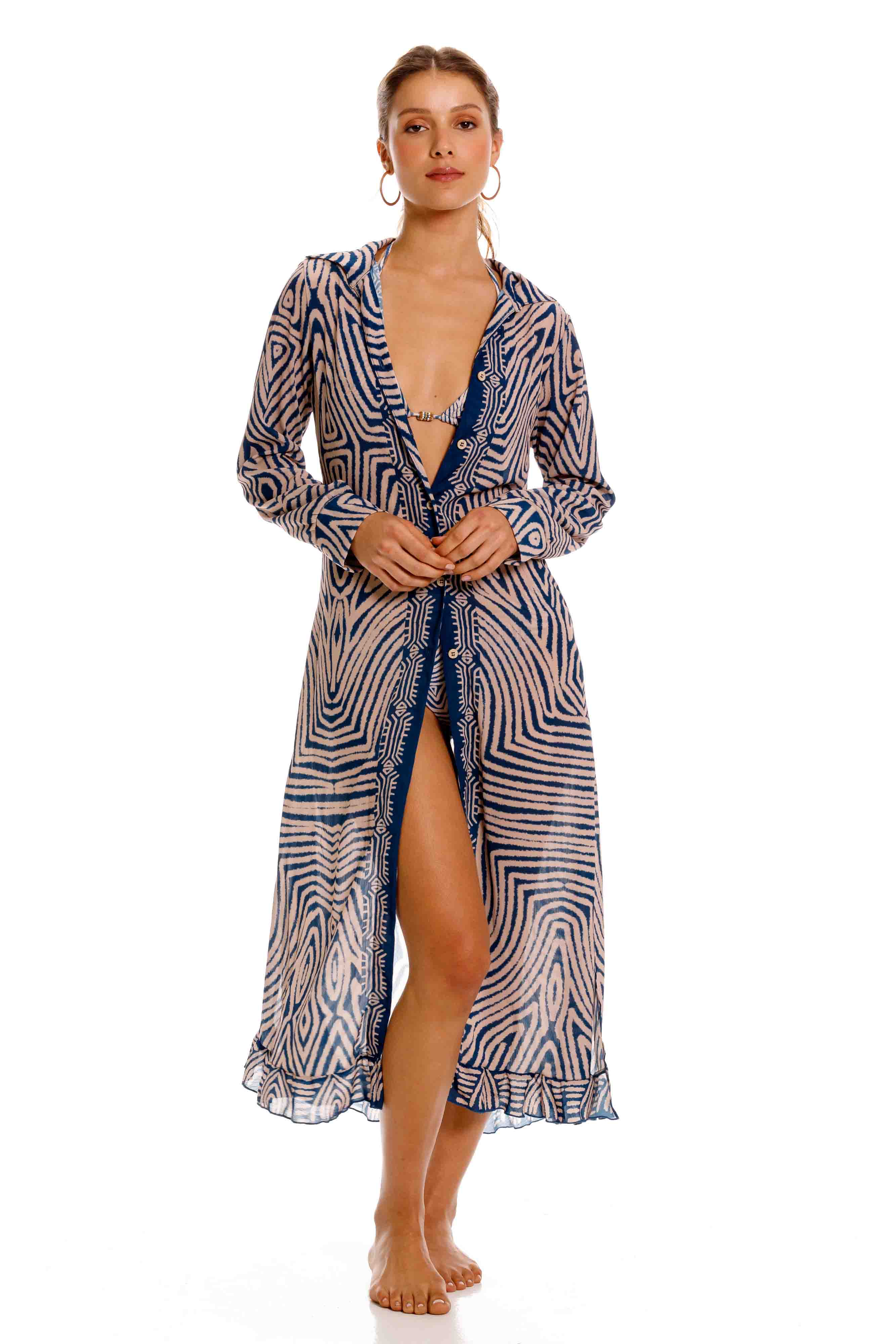 Camison Largo Nairobi Azul