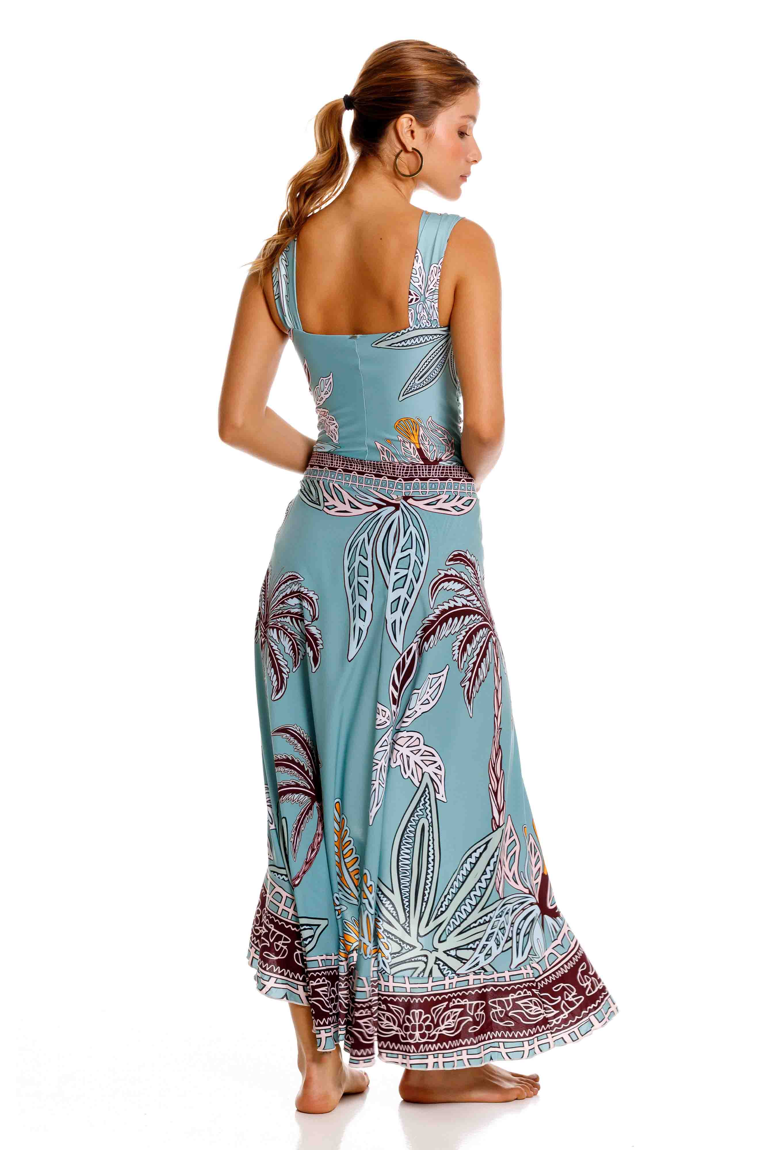 Falda Bolero Maxipalms Verde