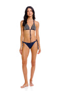 Top Triángulo de Bikini Dark Blue