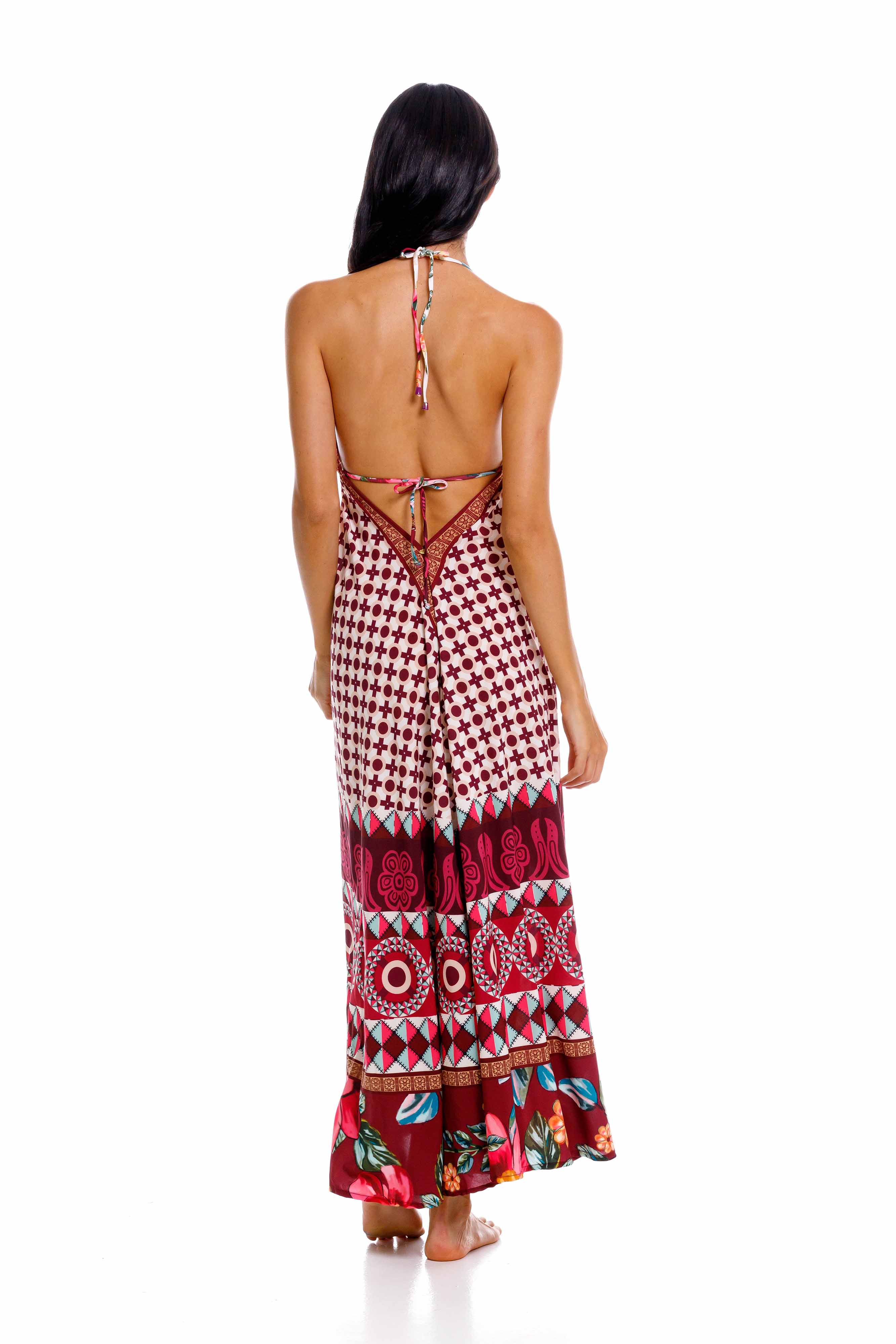 Vestido Largo Bohemia Kenia Patch