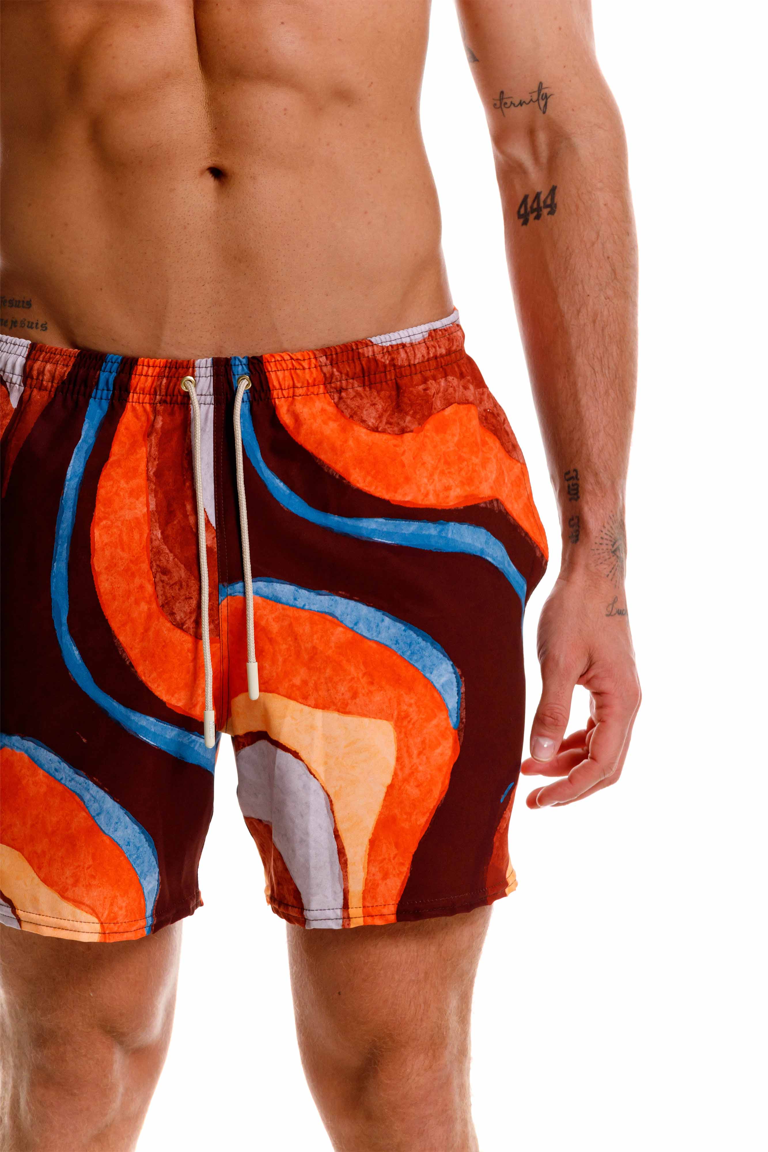 Pantaloneta Nebula Marrón