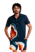 Camisa Playera Nebula Verde