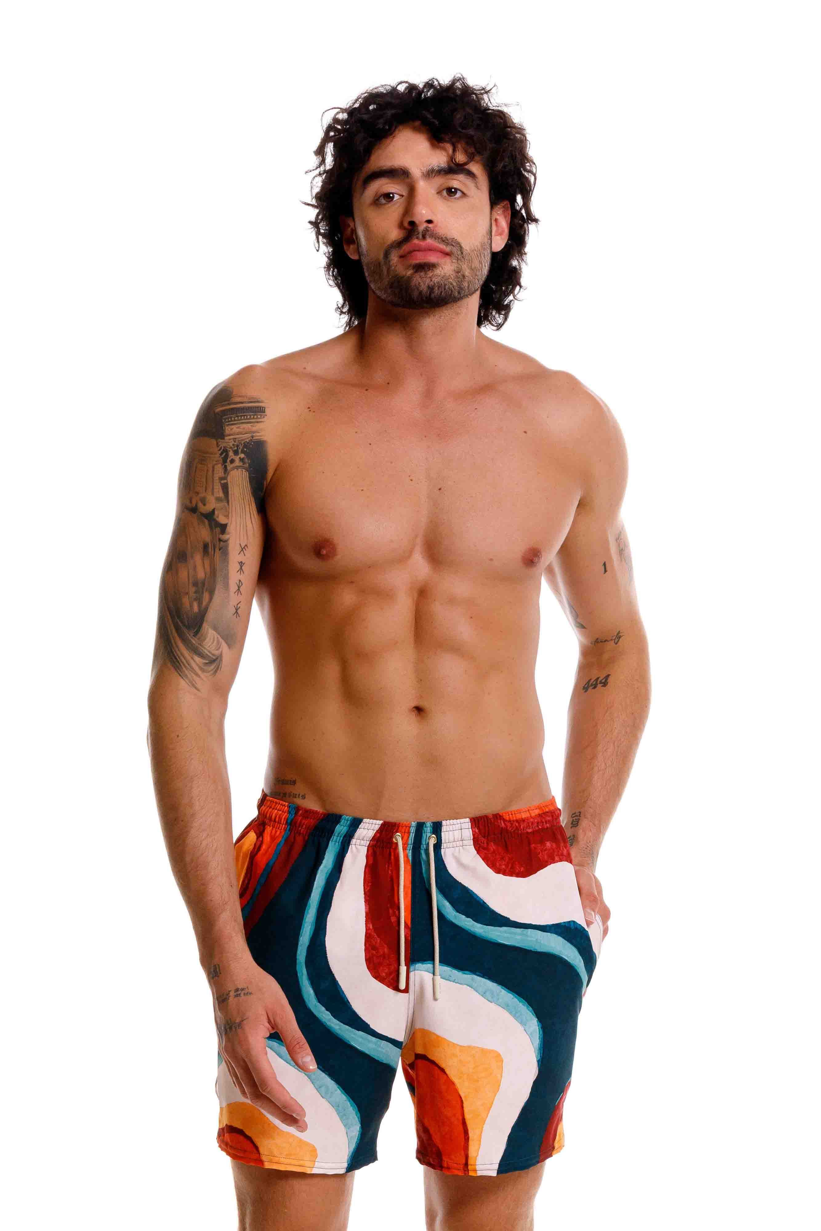 Pantaloneta Nebula Verde