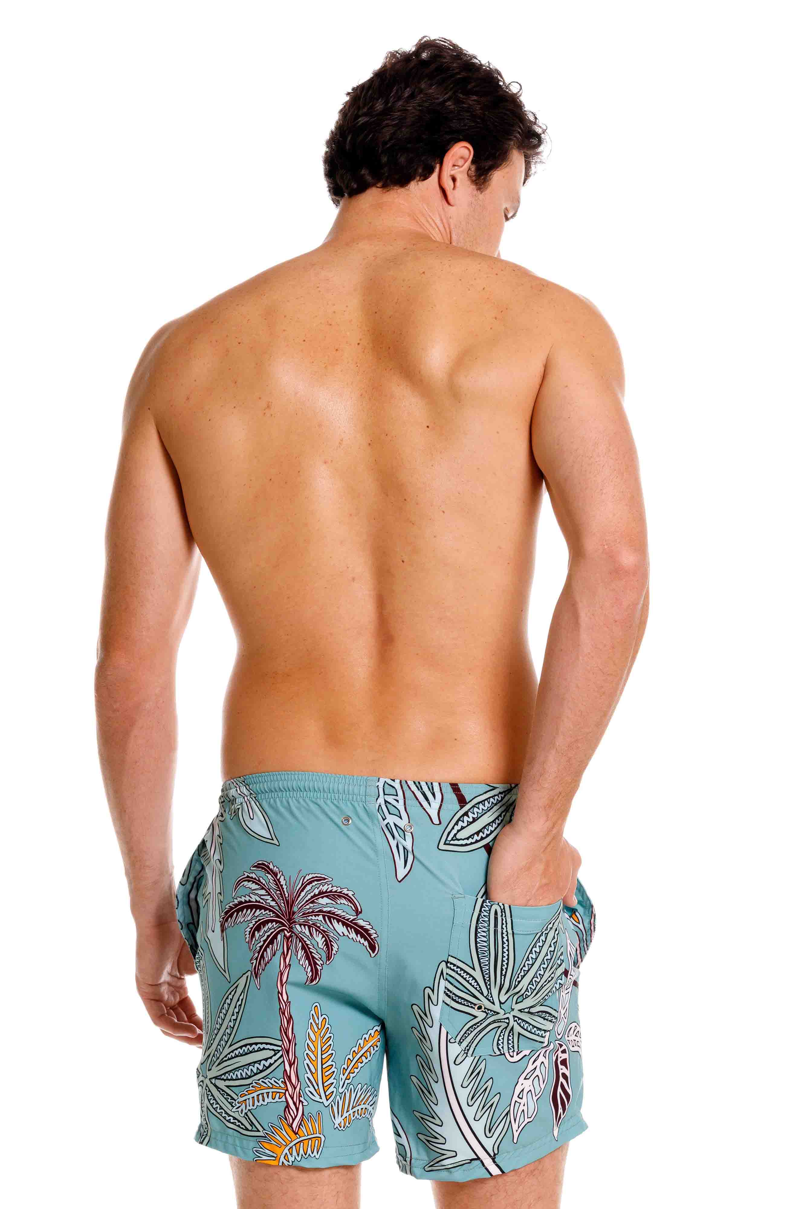 Pantaloneta MaxiPalms Verde