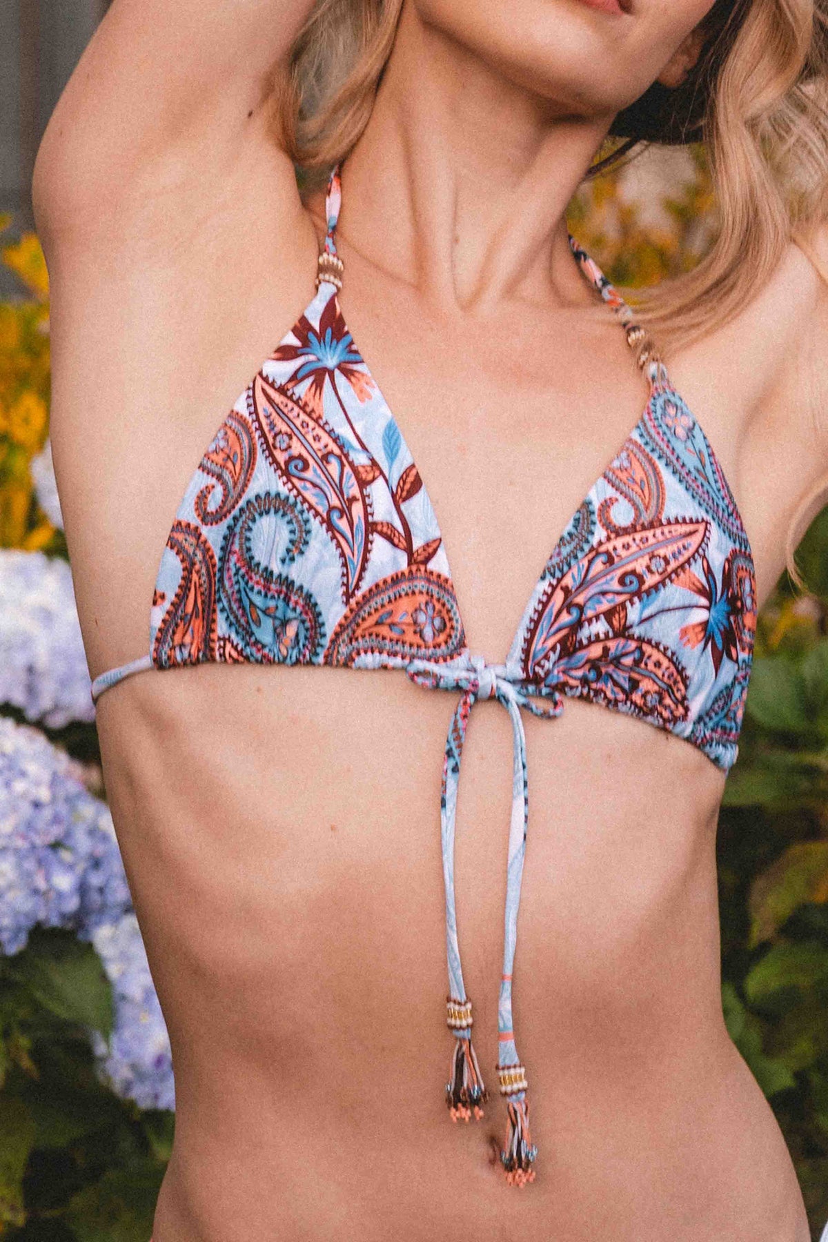 Top Triángulo de Bikini Boho Prana
