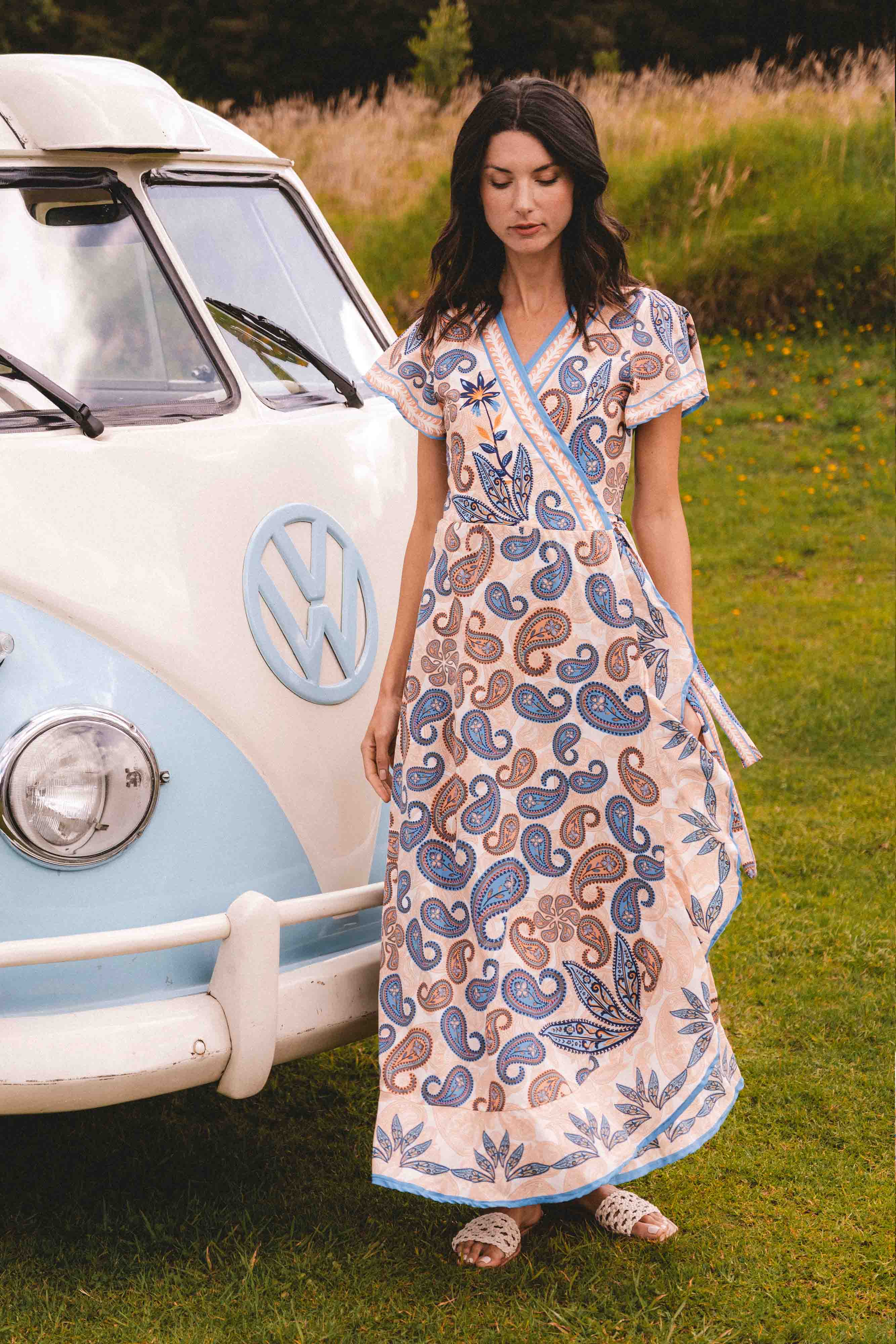 Vestido Largo Seis Boleros Boho Indira