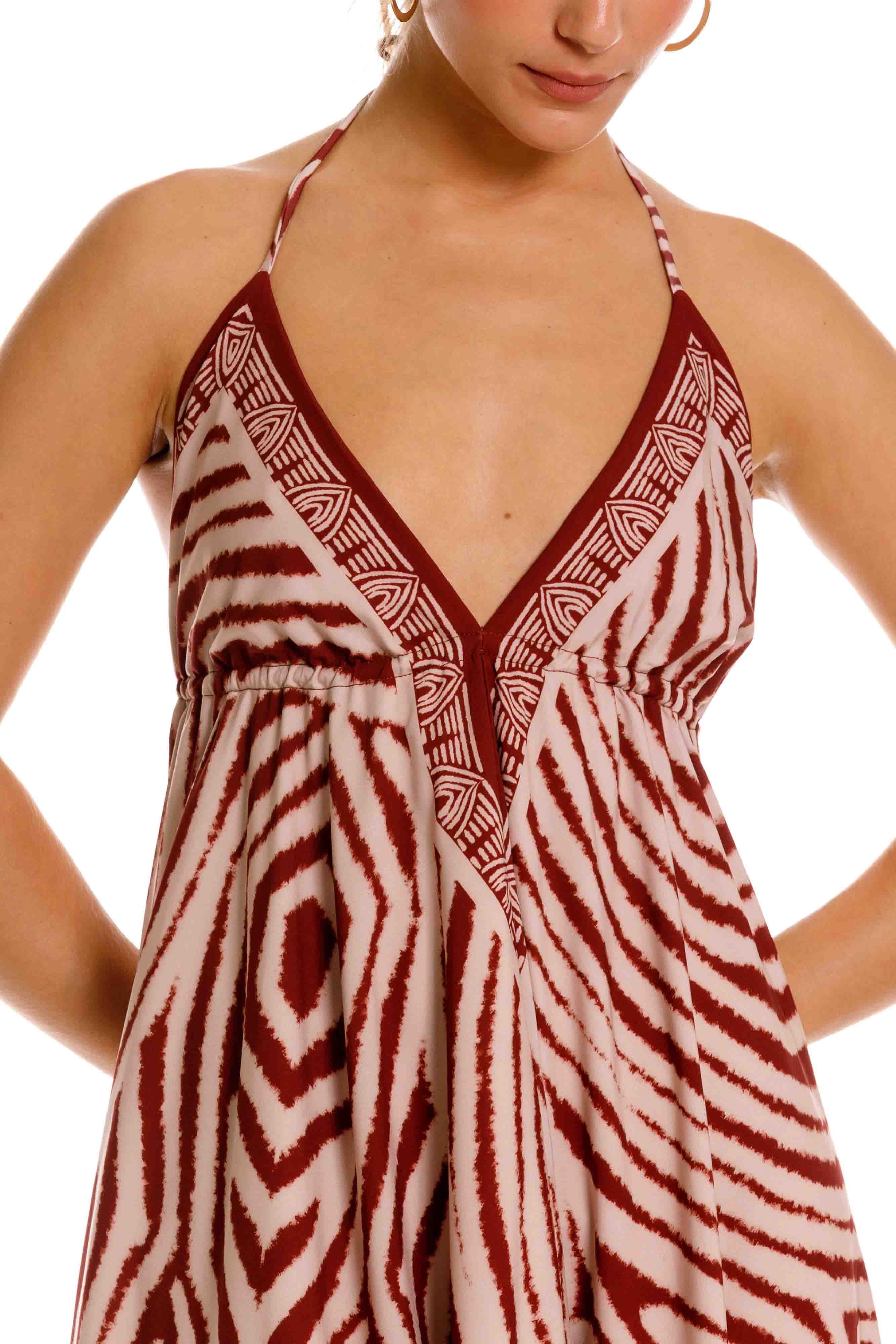 Vestido Largo Bohemia Nairobi Marron