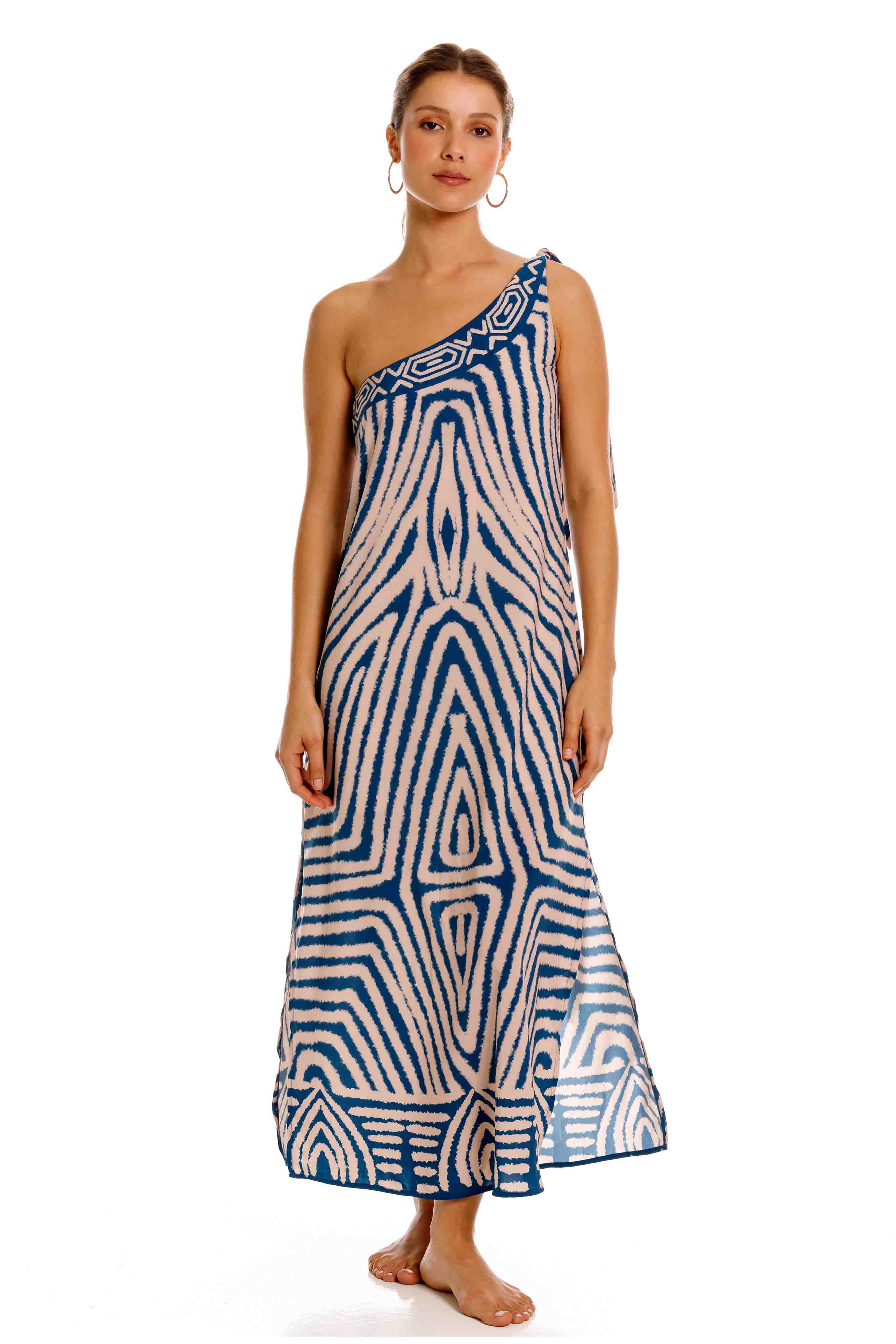 Vestido Largo Mila Nairobi Azul