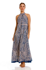 Vestido Largo Aries Nairobi Azul