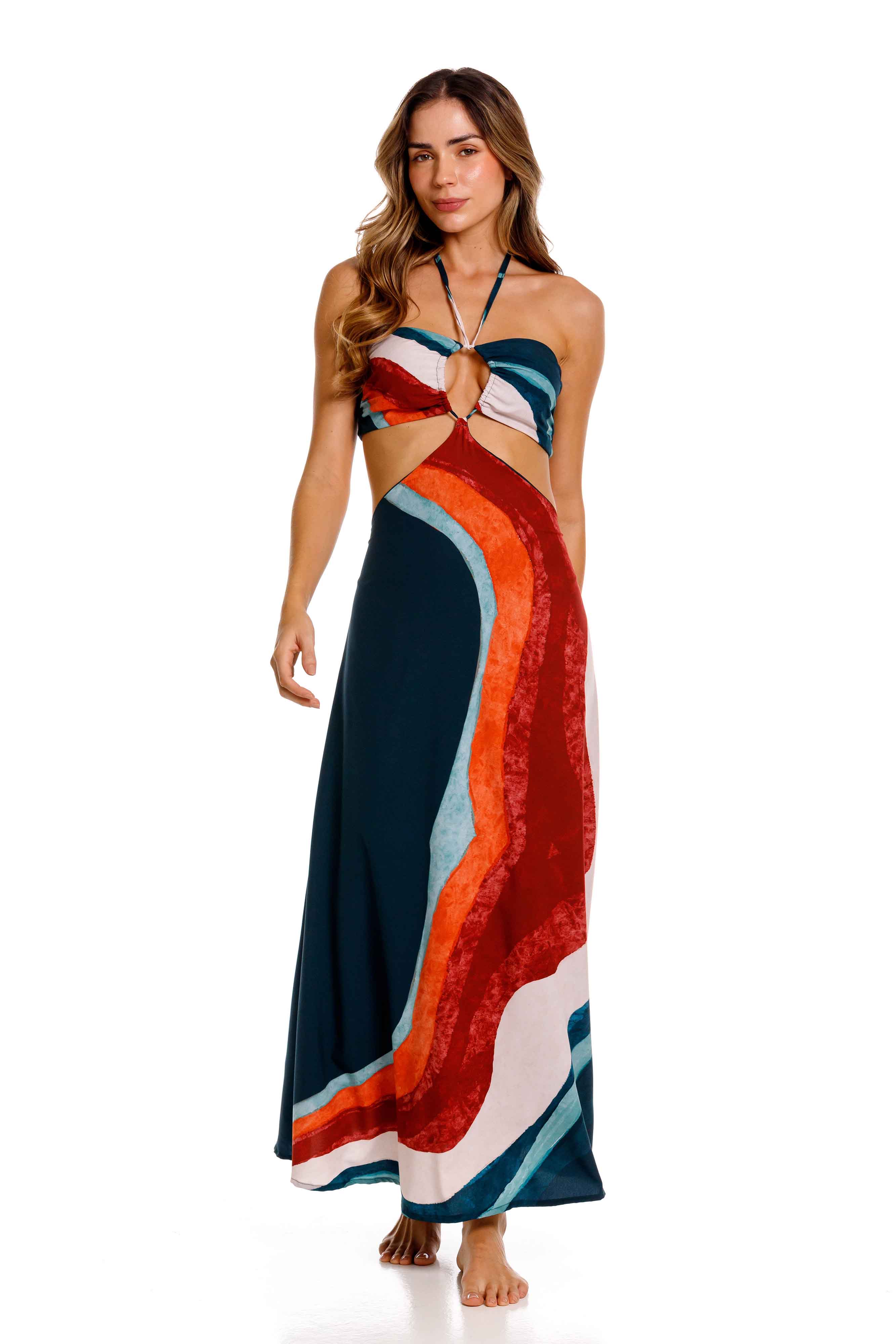 Vestido Brisa Nebula Verde