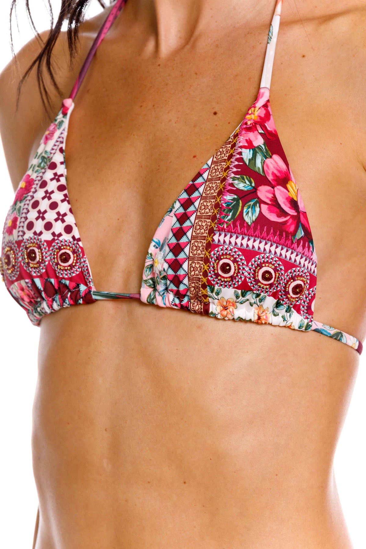 Top Triángulo de Bikini Kenia Patch