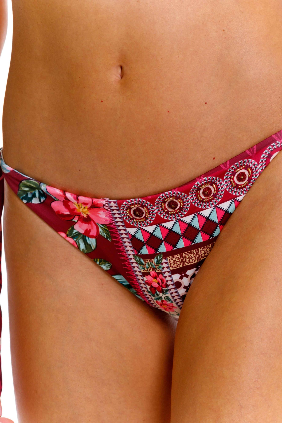 Panty con Tiras de Bikini Kenia Patch