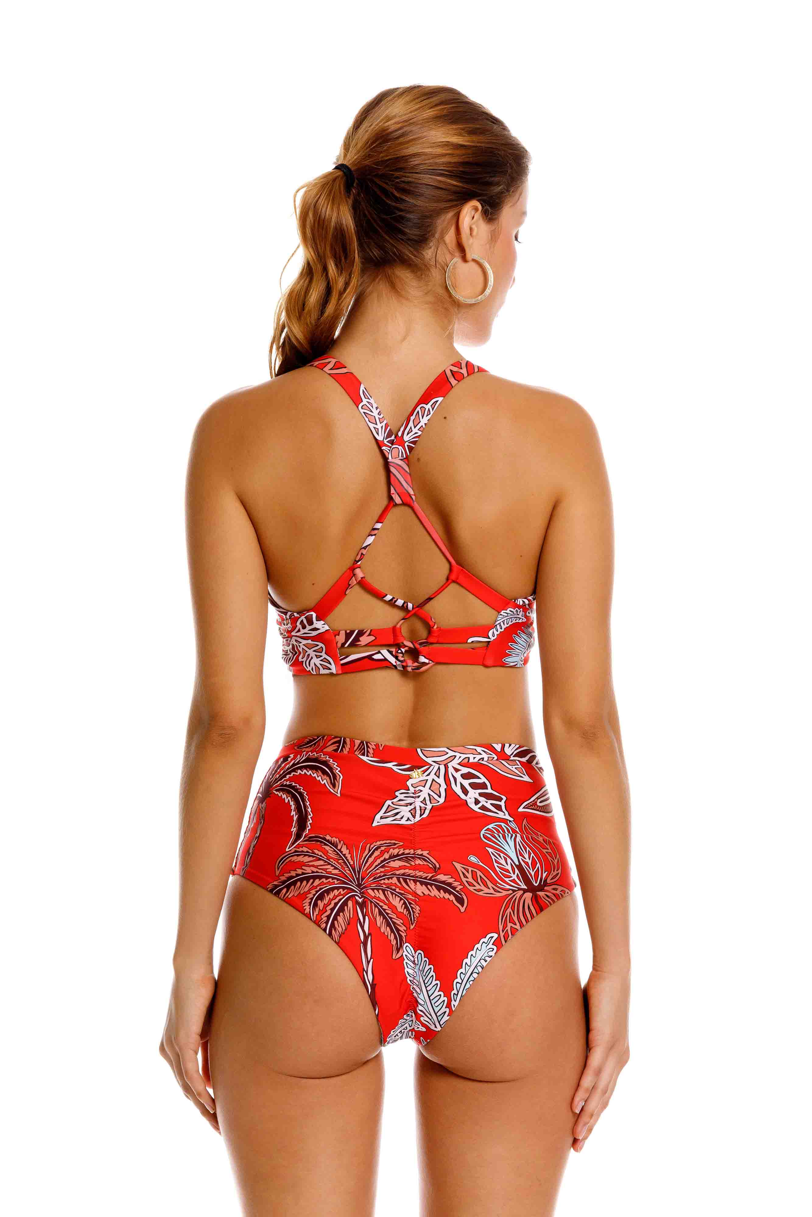 Top Heliconia de Bikini Maxipalms Rojo