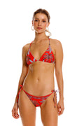 Top Triangulo de Bikini Maxipalms Rojo