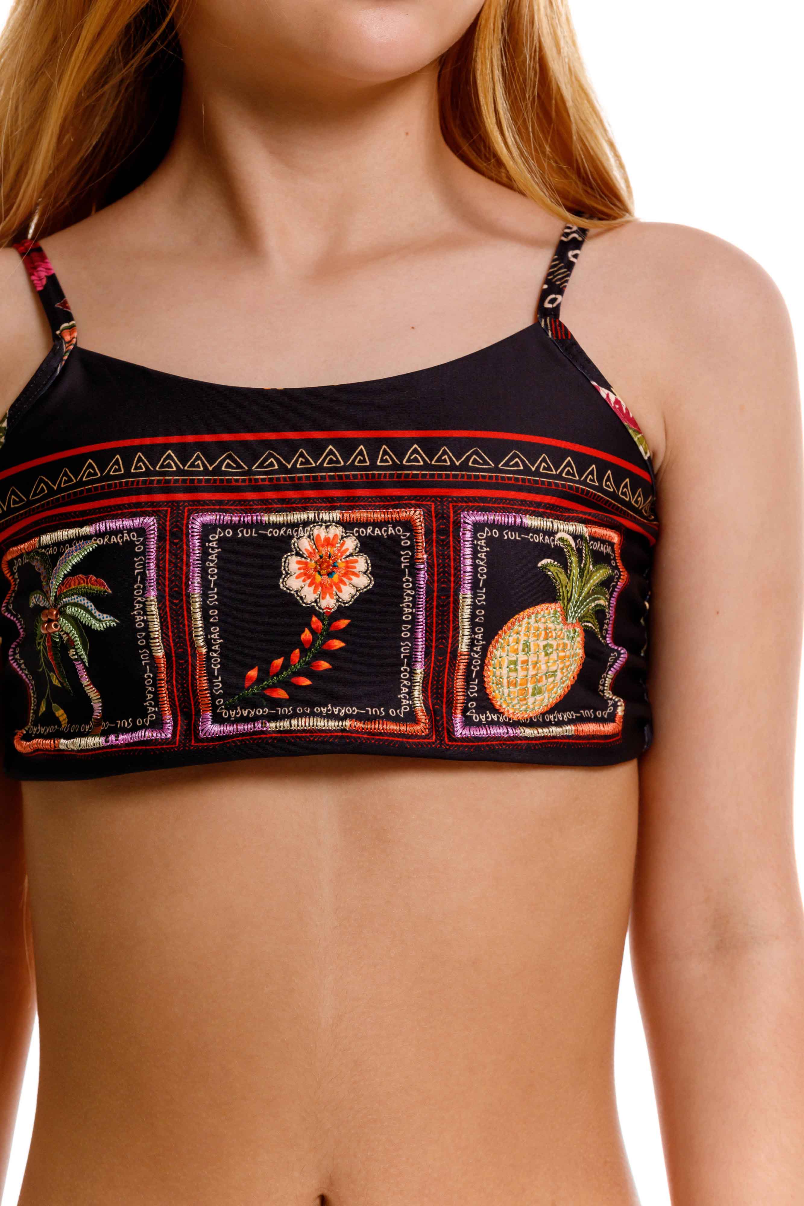 Top Clásico de Bikini Niña Samba