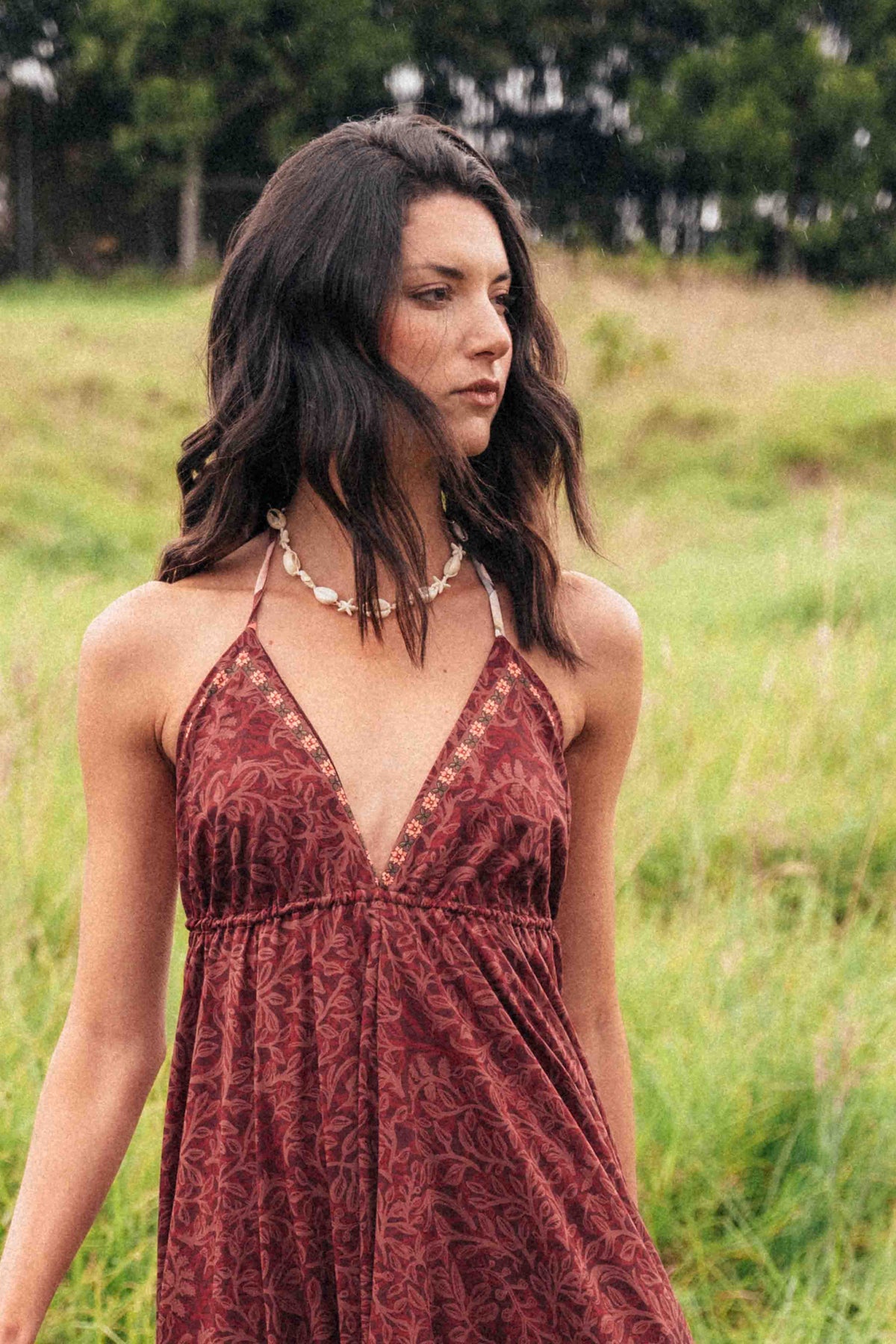 Vestido Largo Bohemia Tropical