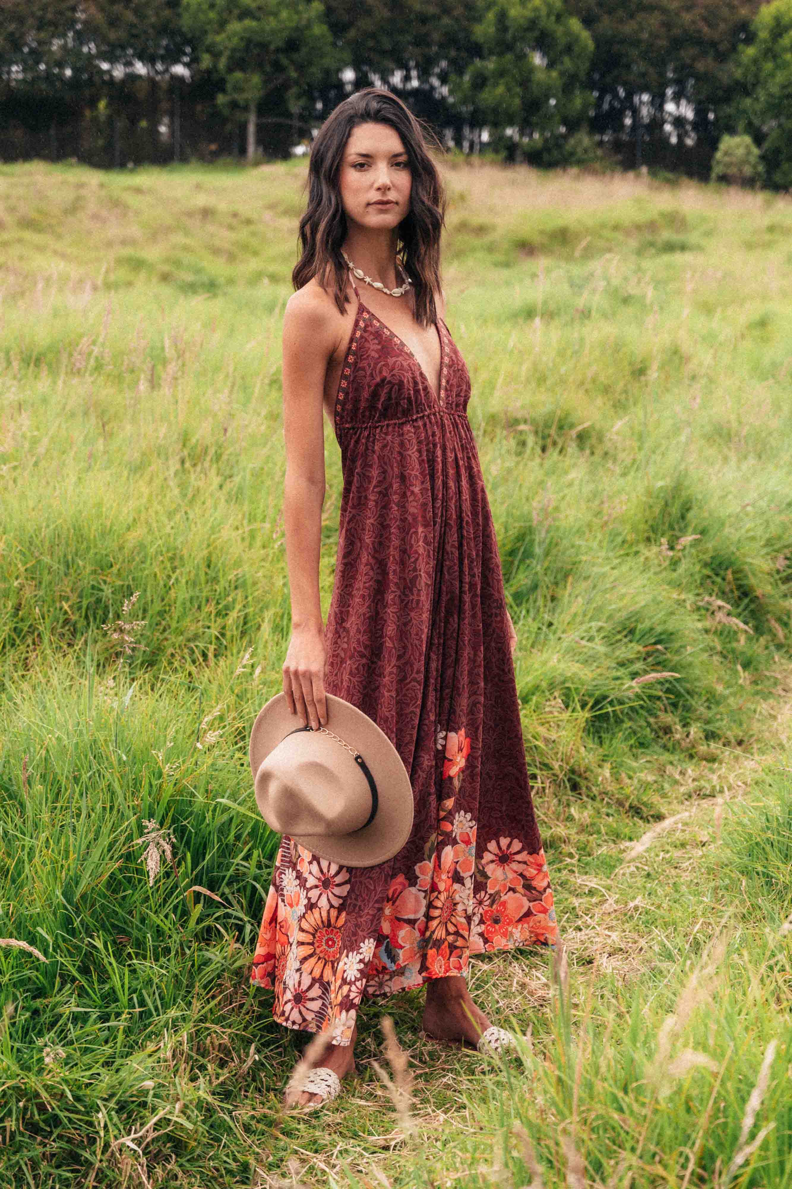 Vestido Largo Bohemia Tropical