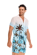 Camisa Hombre Atardecer Azul