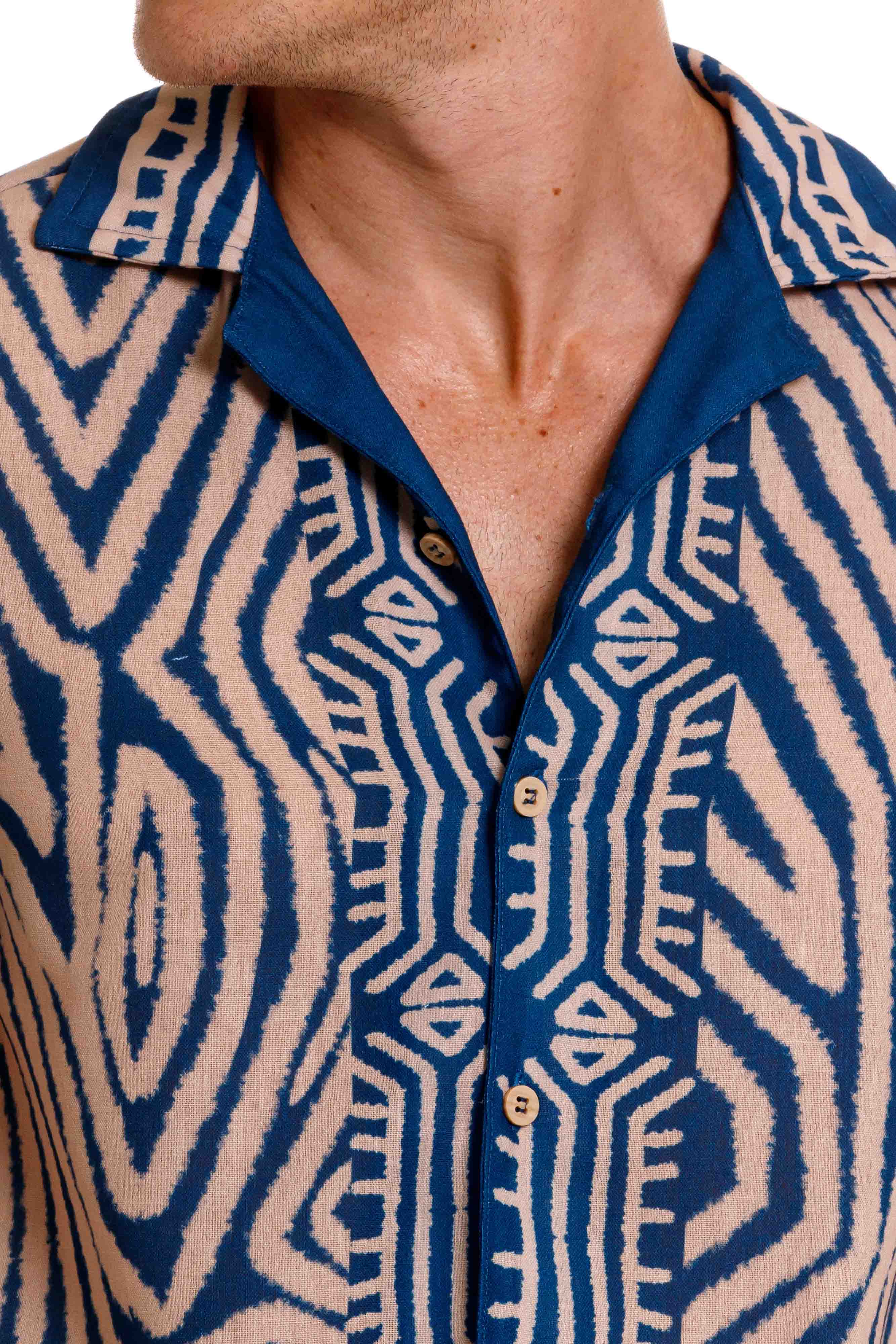 Camisa Hombre Nairobi Azul