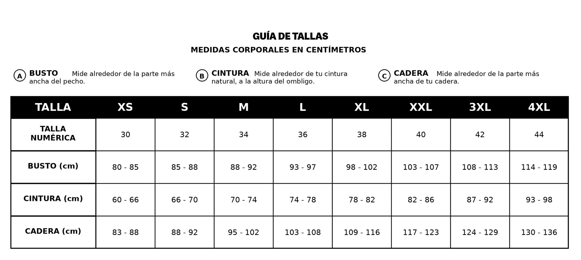 Size Guide