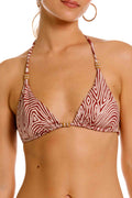 Top Triángulo de Bikini Nairobi Marrón