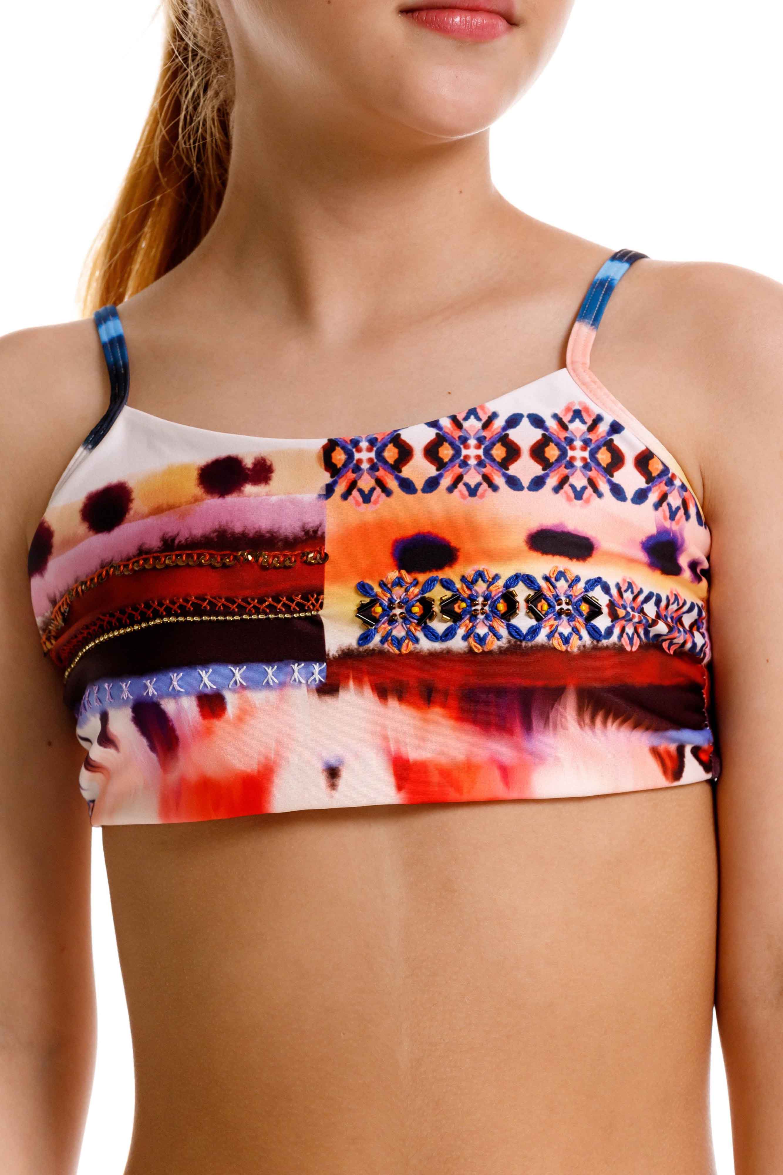 Top Clasico de Bikini Calore Niña