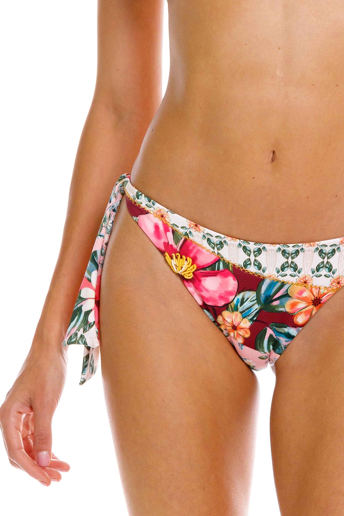 Panty Amarre Lateral de Bikini Kenia Ondas