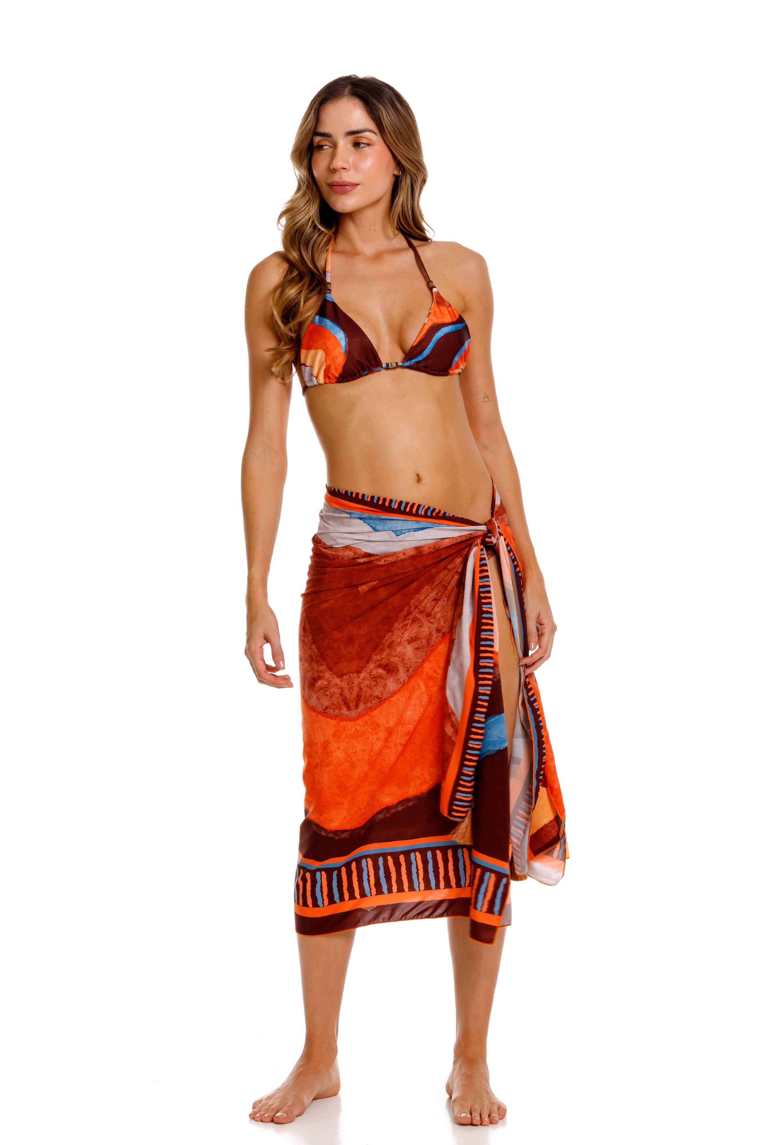 Pareo Multifuncional Nebula Marron