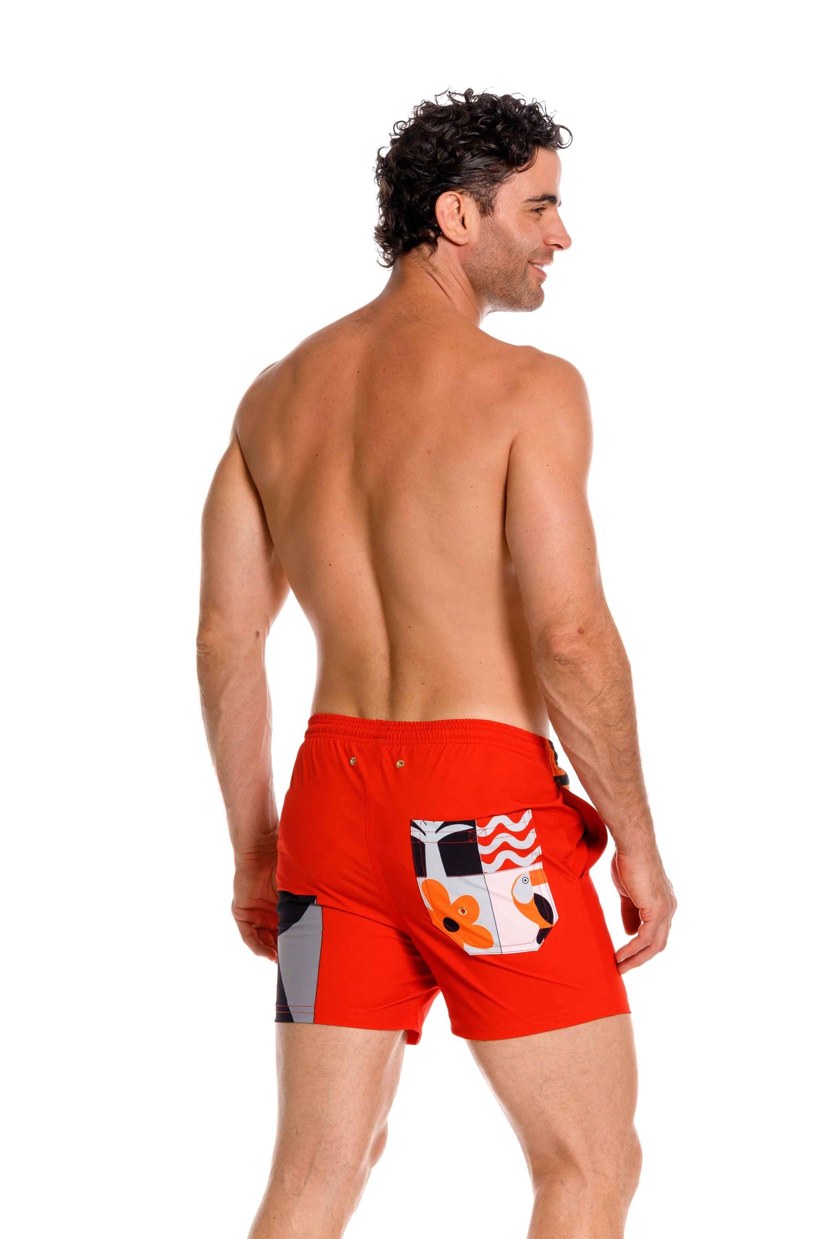 Short Hombre Buy Art Naranja