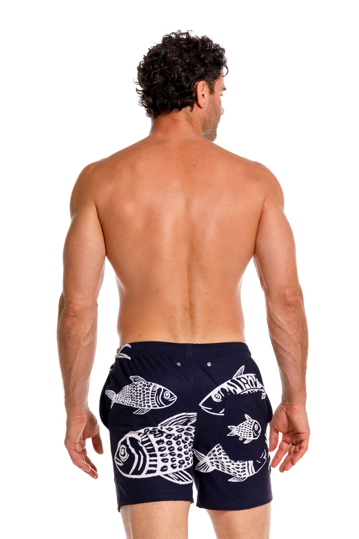 Short Hombre Fisherman Dark Blue