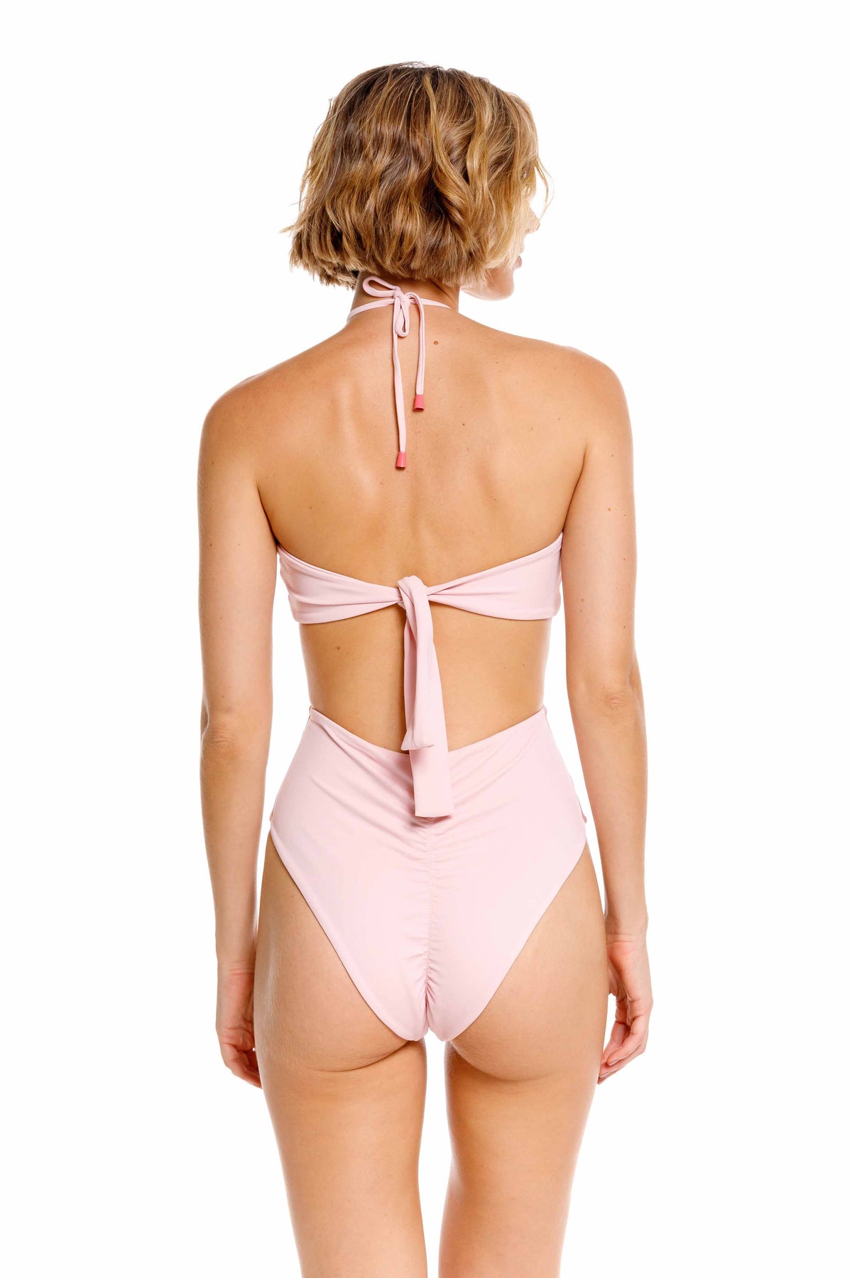 Entero Strapless U Solido Pink
