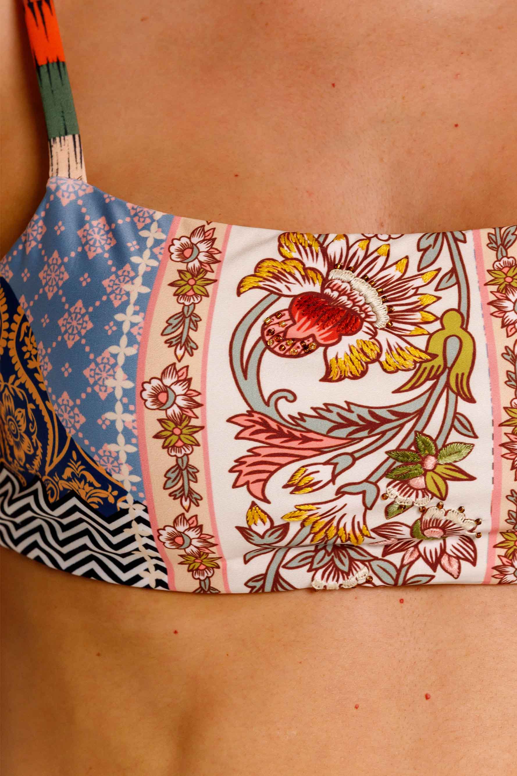 Top Cuadrado de Bikini Carioca